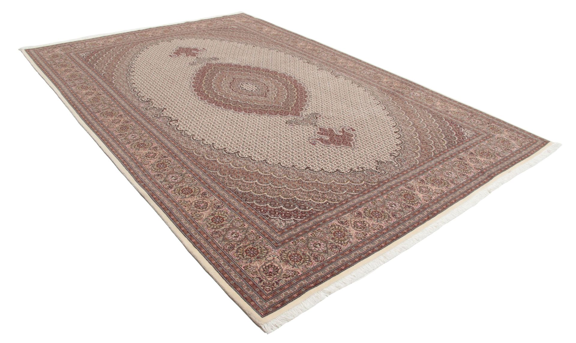 Handgeknüpfter Täbriz Perserteppich 206 × 308 cm