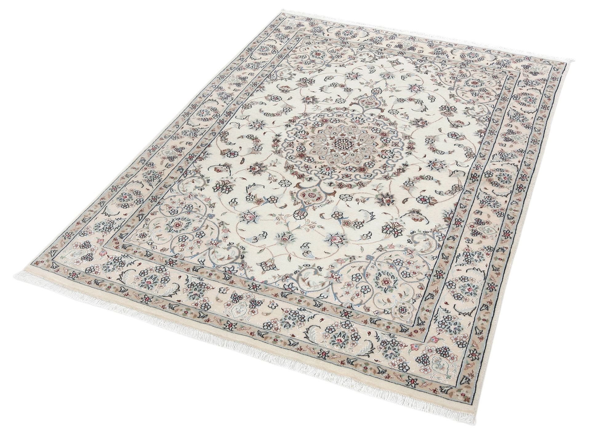 Handgeknüpfter Nain Perserteppich 110 × 155 cm