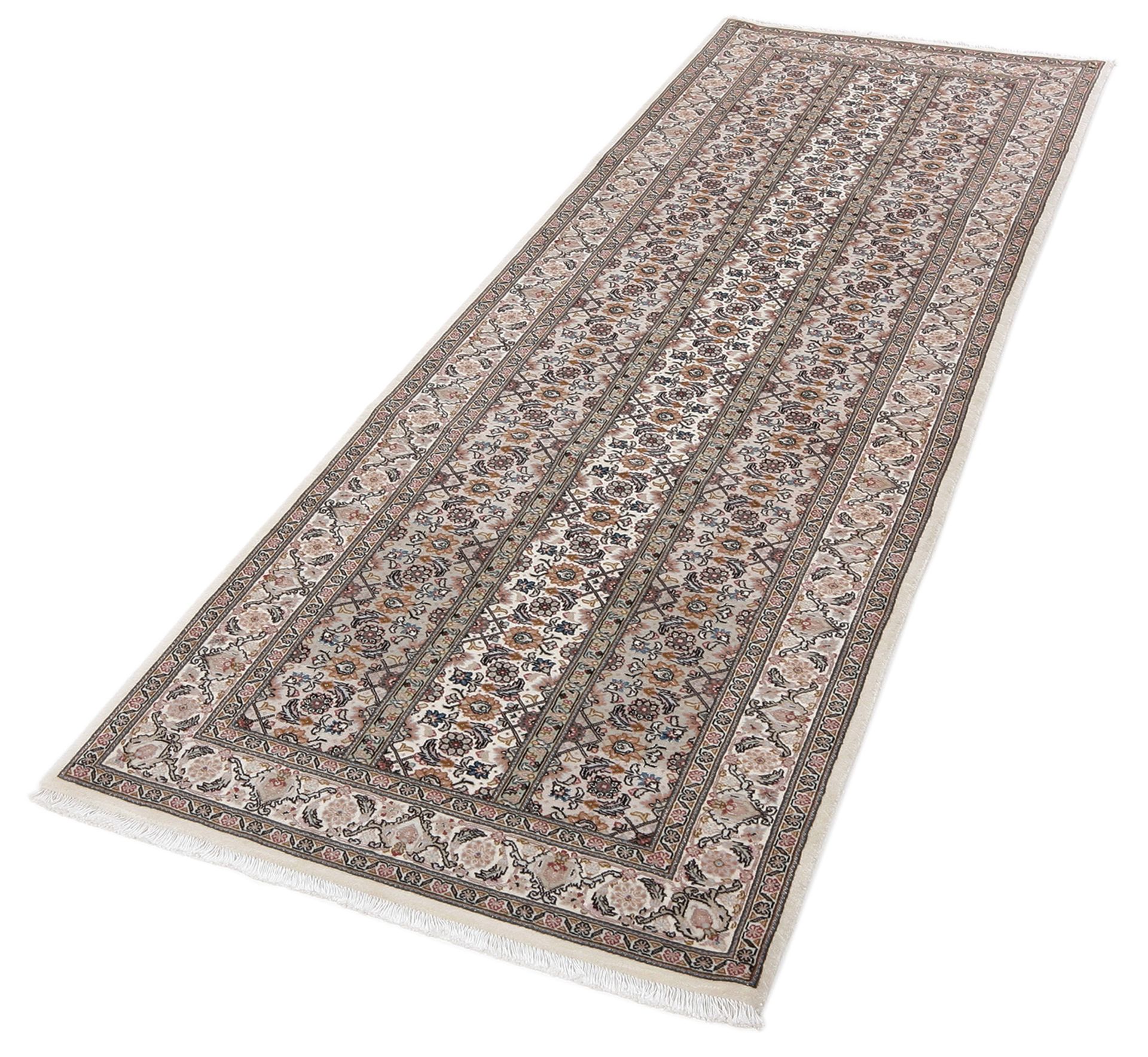 Täbriz Perserteppich aus Iran, 78 × 251 cm