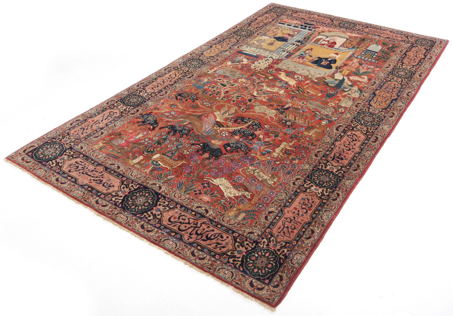perserteppich-tabriz-160-x-284-cm-schurwolle-seide-handgeknupft-1 Handgeknüpfter Täbriz Perserteppich 160 × 284 cm
