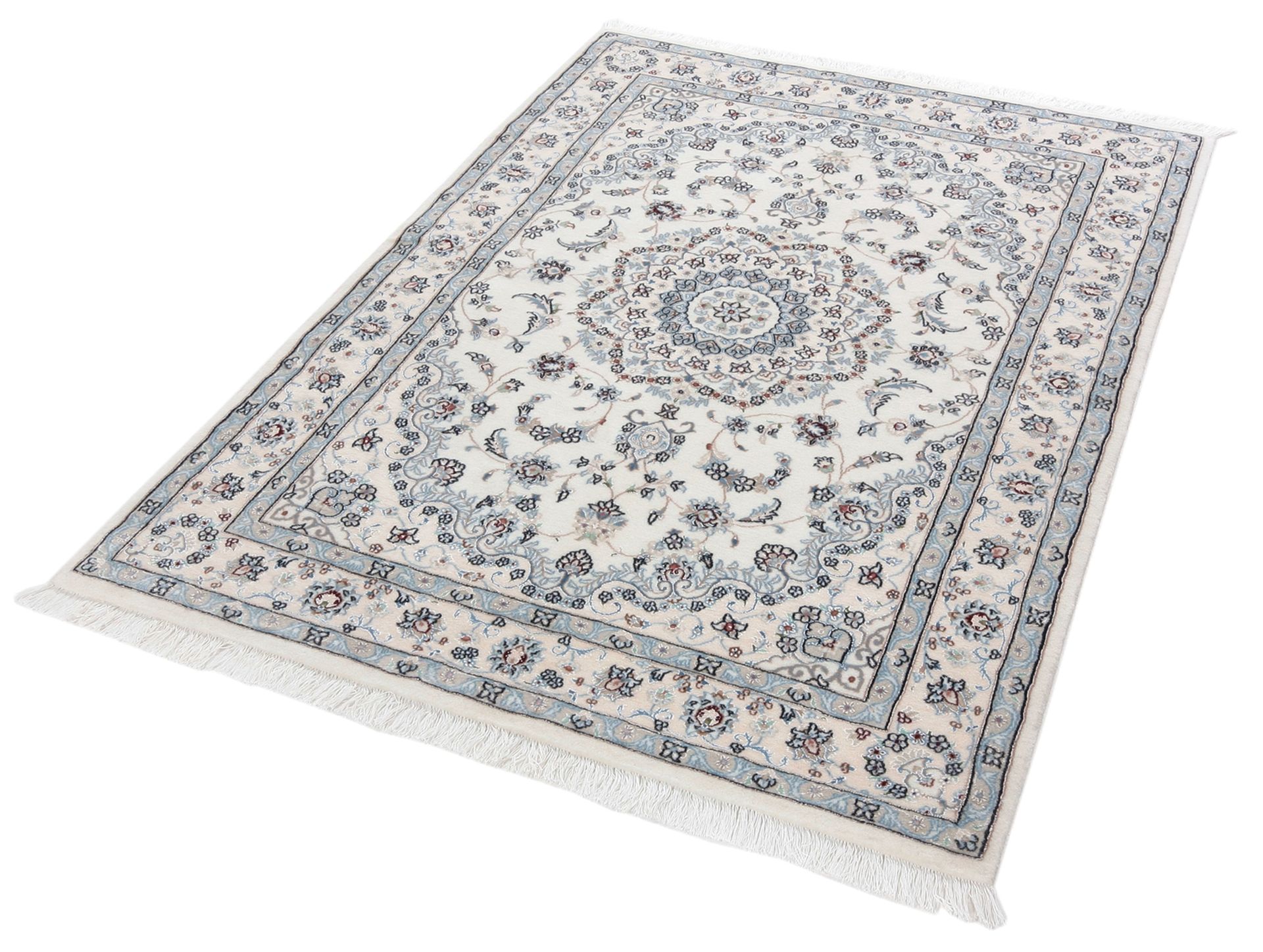 perserteppich-nain-110-x-160-cm-schurwolle-seide-handgeknupft-18 Handgeknüpfter Nain Perserteppich, 110 × 160 cm, Wolle & Seide