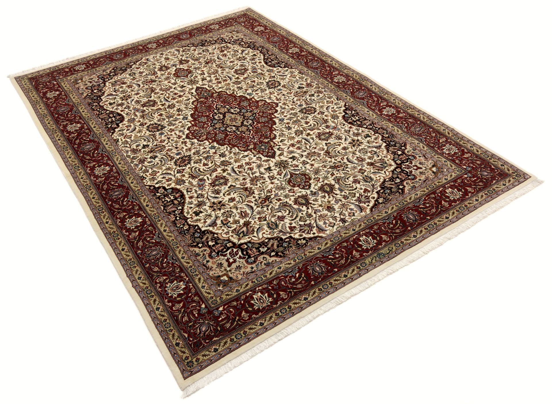 Handgeknüpfter Isfahan Perserteppich 170 × 248 cm