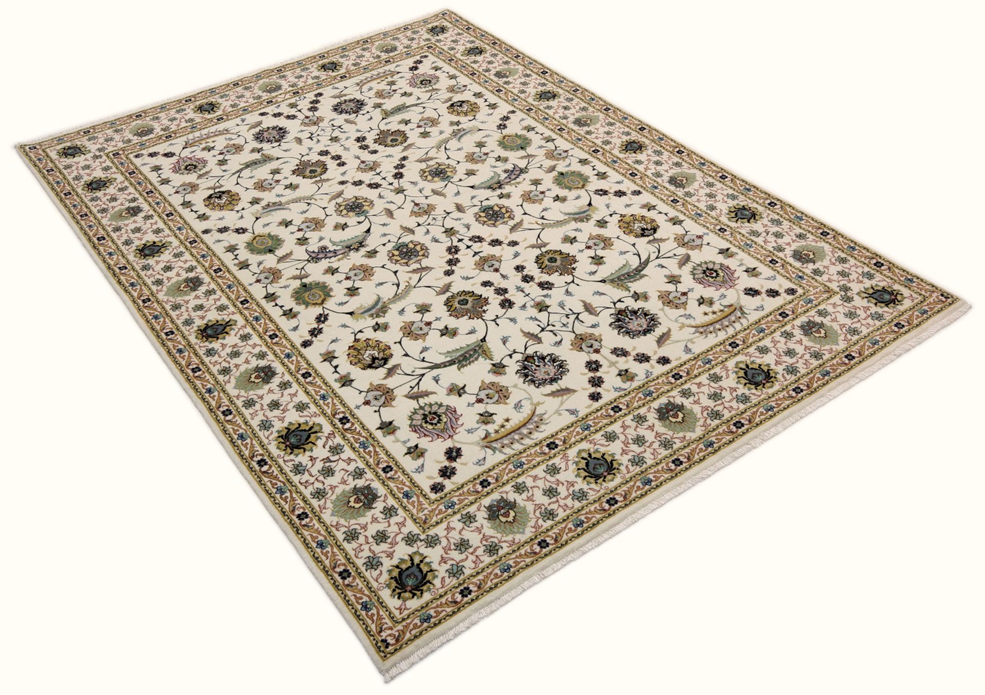 Handgeknüpfter Täbriz Perserteppich 155 × 220 cm