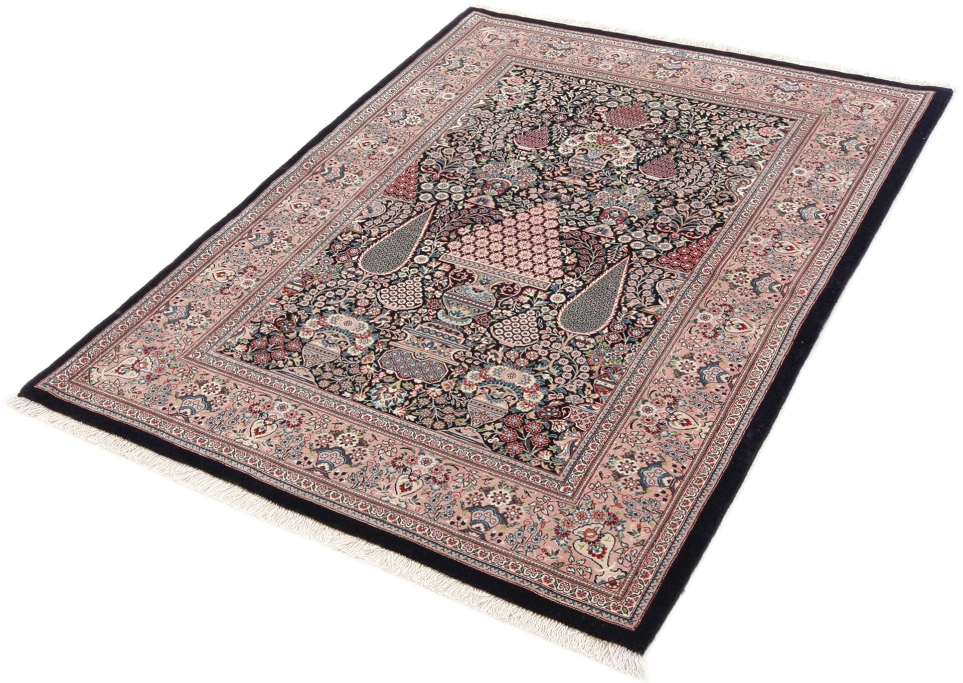 Handgeknüpfter Isfahan Perserteppich 105 × 160 cm