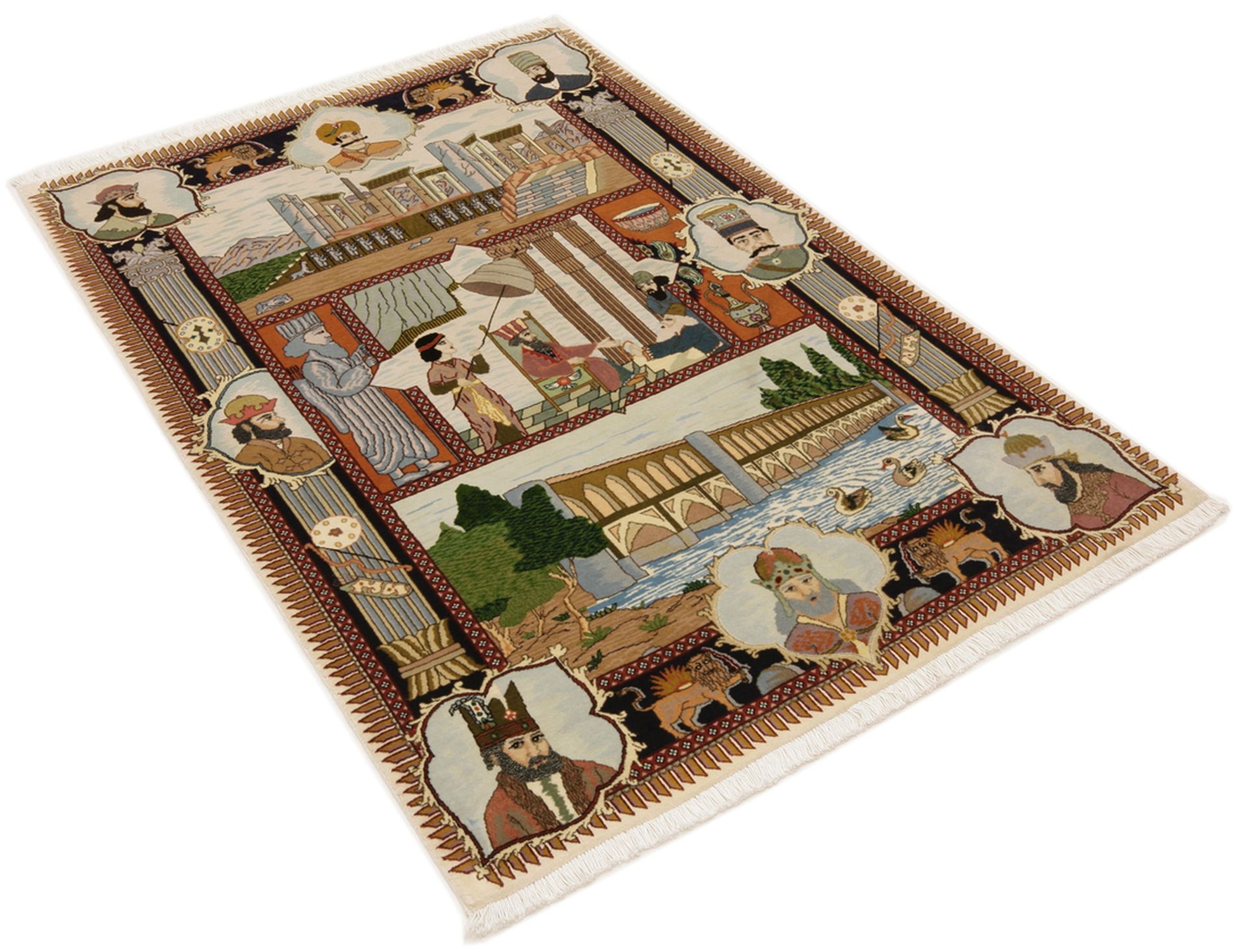 perserteppich-tabriz-103-x-150-cm-schurwolle-seide-handgeknupft-5 Handgeknüpfter Täbriz Perserteppich, 103 × 150 cm, Wolle & Seide