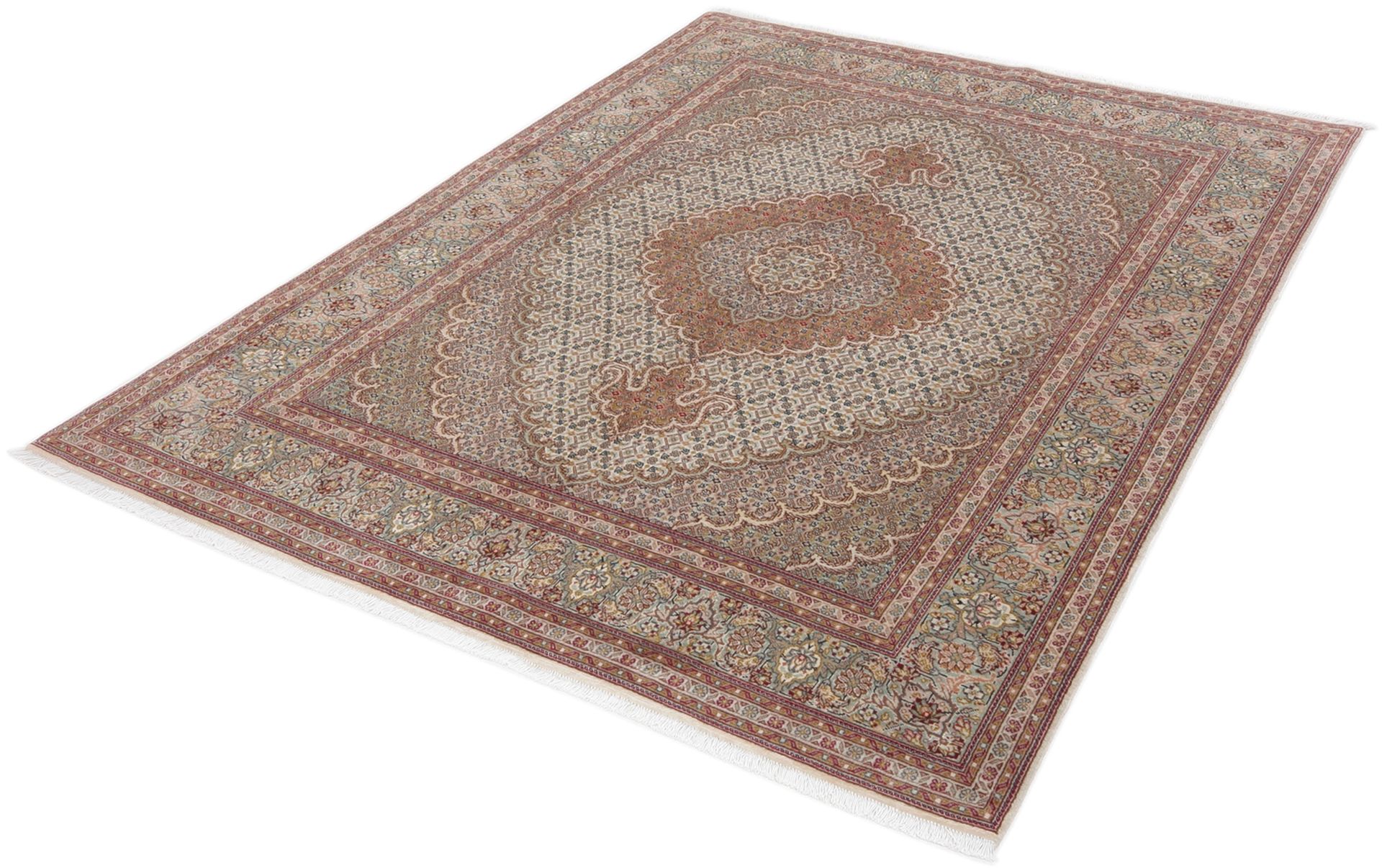 Handgeknüpfter Täbriz Perserteppich 150 × 202 cm