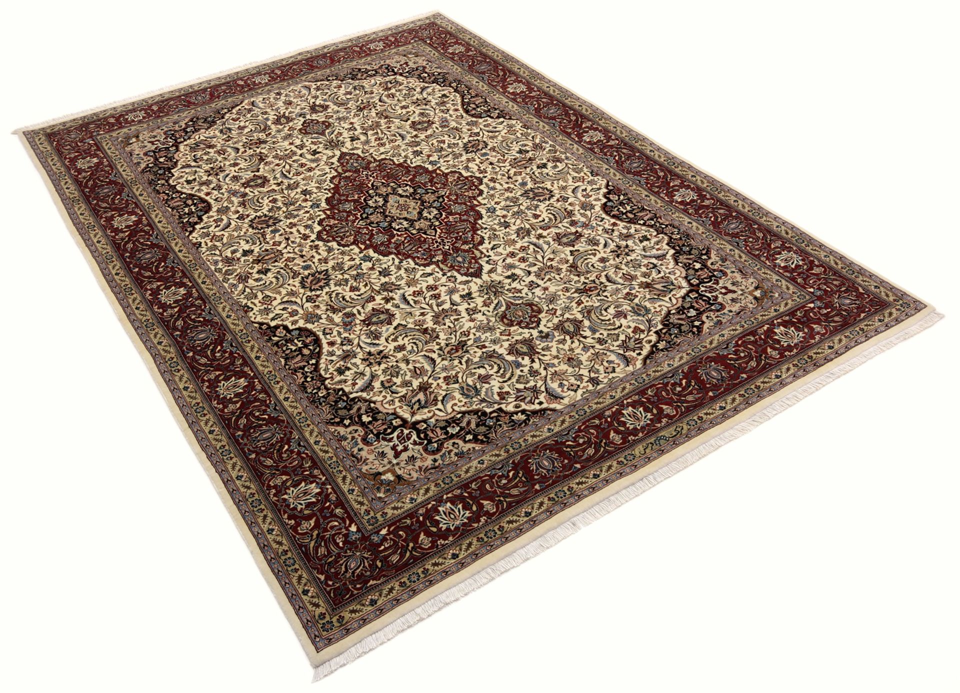 perserteppich-isfahan-172-x-245-cm-schurwolle-seide-handgeknupft-1 Handgeknüpfter Isfahan Perserteppich, 172 × 245 cm, Wolle & Seide