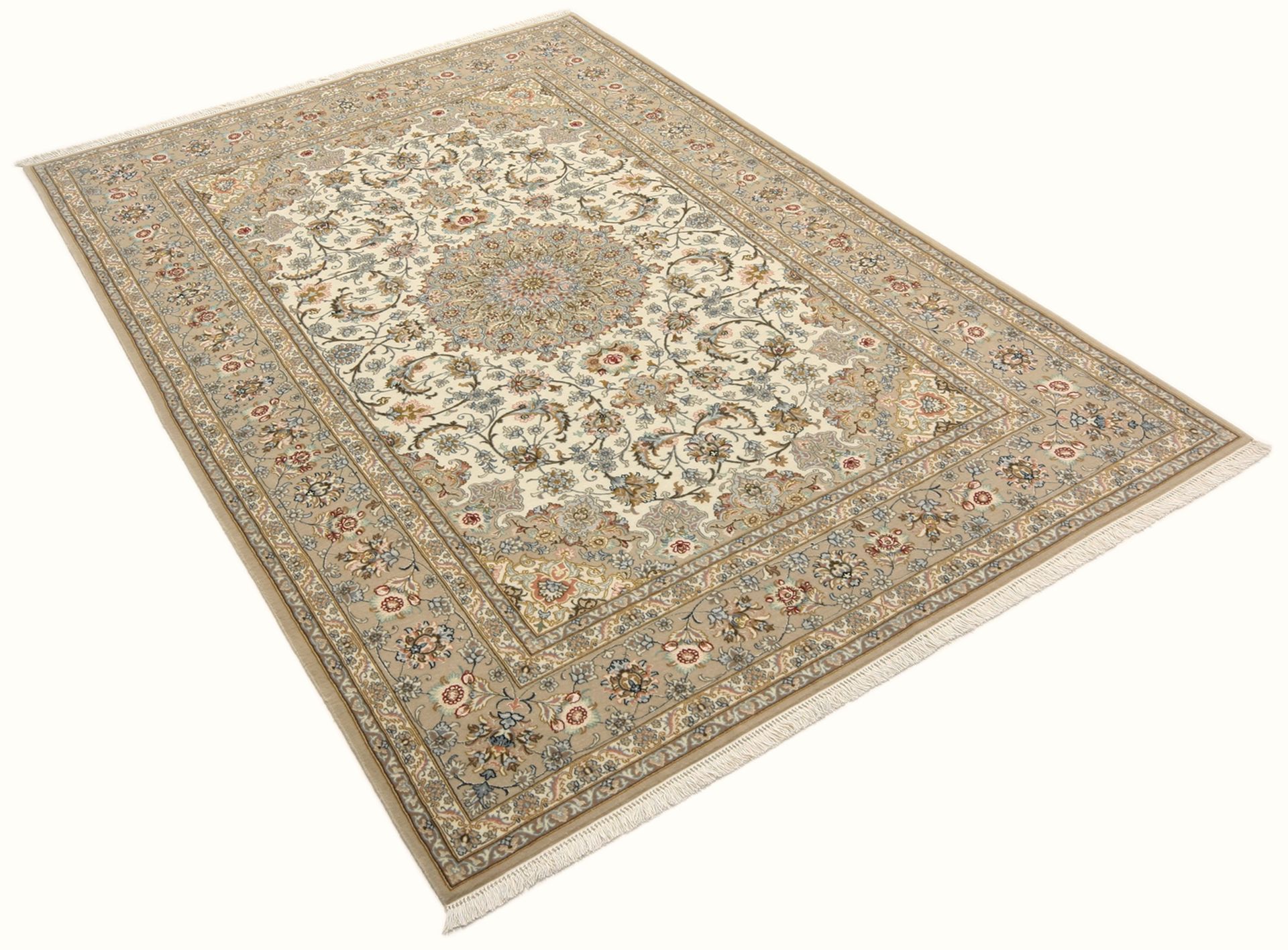 perserteppich-isfahan-160-x-240-cm-schurwolle-seide-handgeknupft-6 Handgeknüpfter Isfahan Perserteppich, 160 × 240 cm, Wolle & Seide