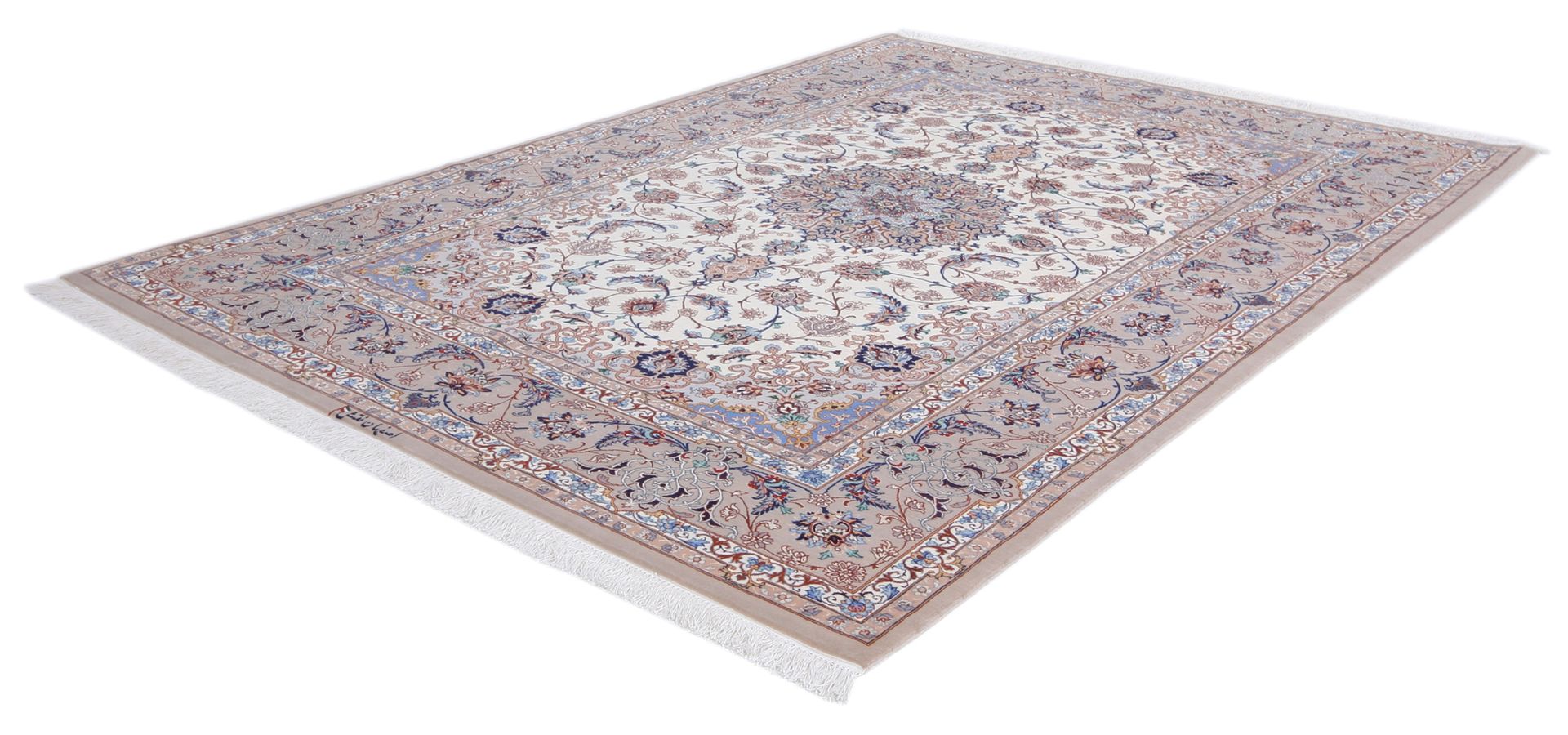 perserteppich-isfahan-153-x-220-cm-schurwolle-seide-handgeknupft-1 Handgeknüpfter Isfahan Perserteppich 153 × 220 cm