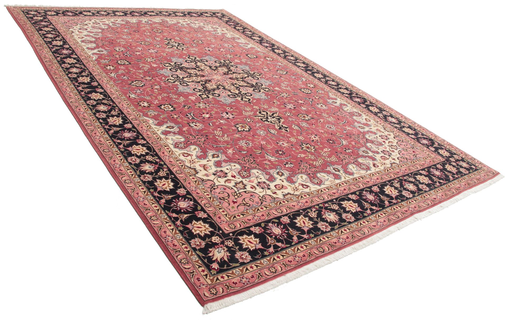 perserteppich-tabriz-200-x-300-cm-schurwolle-seide-handgeknupft-9 Handgeknüpfter Täbriz Perserteppich, 200 × 300 cm, Wolle & Seide