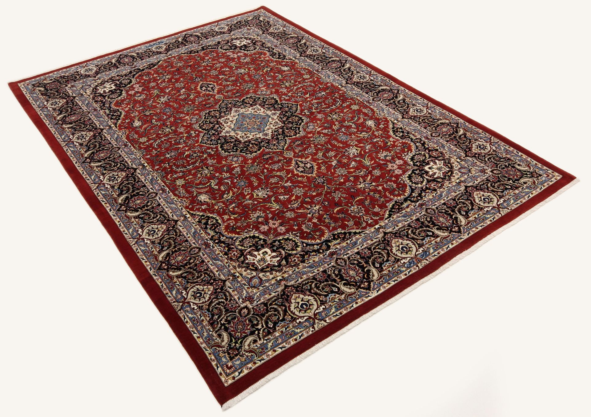 Isfahan Perserteppich aus Iran, 172 × 253 cm