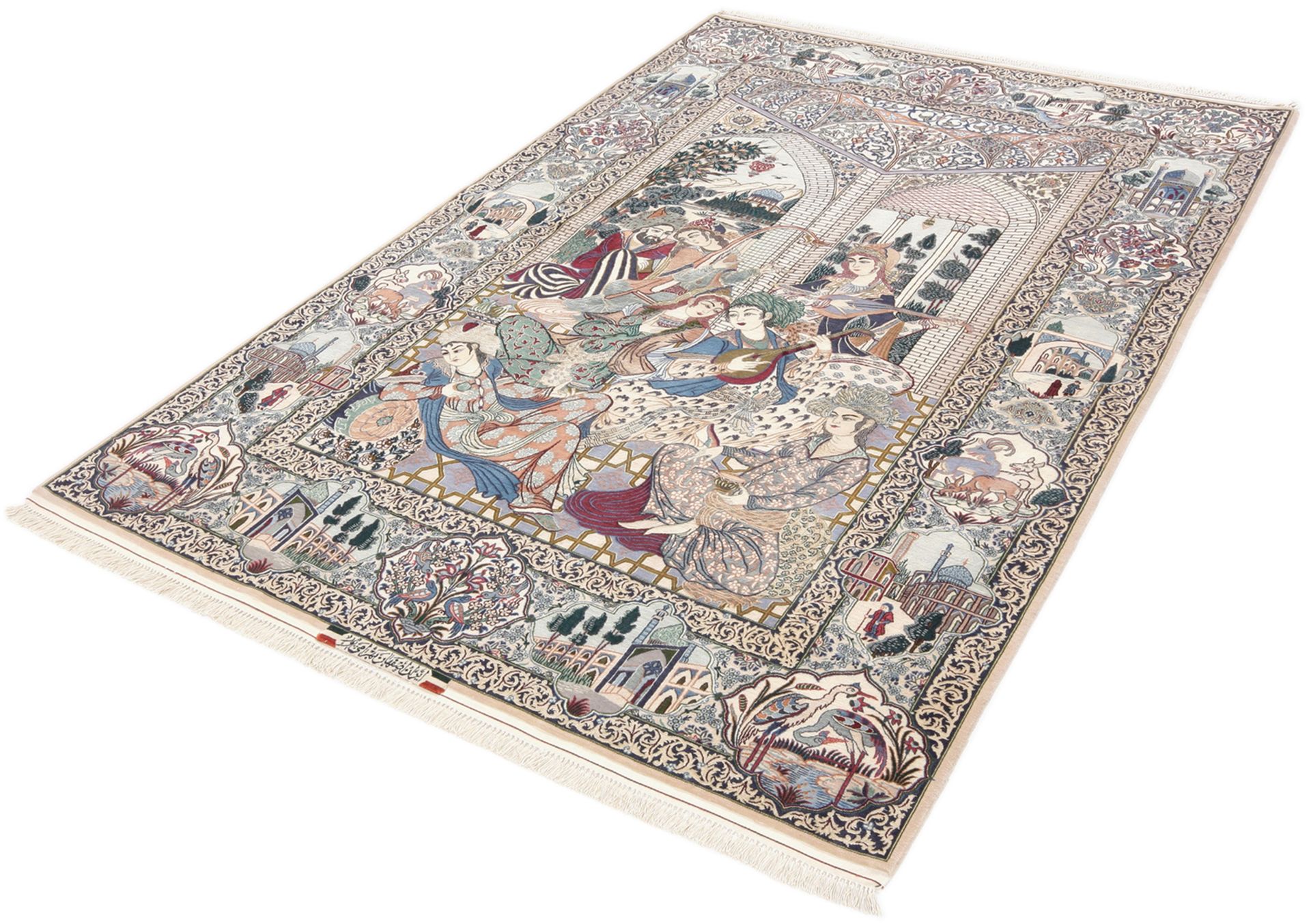 perserteppich-isfahan-159-x-245-cm-schurwolle-seide-handgeknupft-1 Isfahan Perserteppich aus Iran, 159 × 245 cm