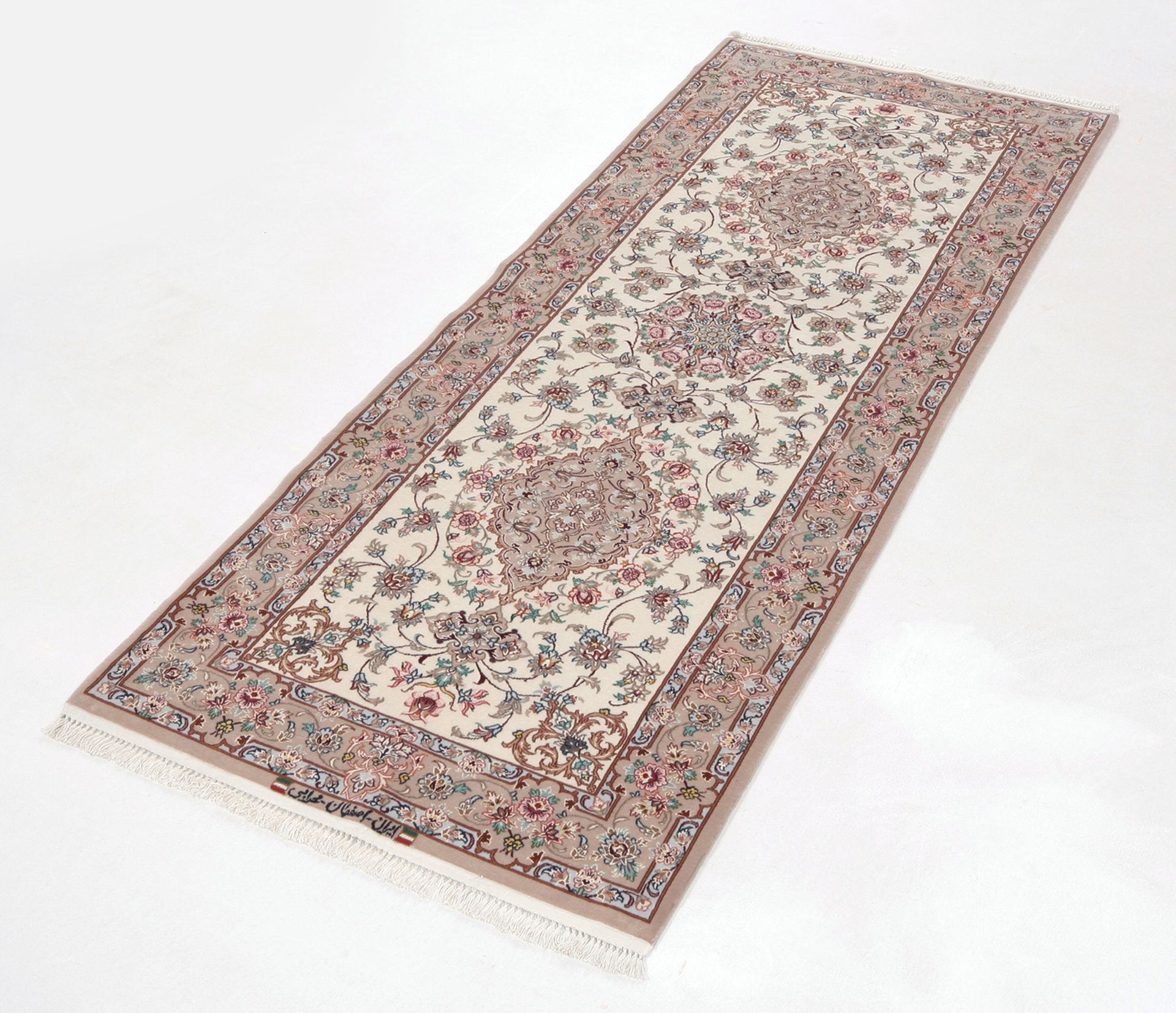 perserteppich-isfahan-86-x-221-cm-schurwolle-seide-handgeknupft-1 Isfahan Perserteppich aus Iran, 86 × 221 cm