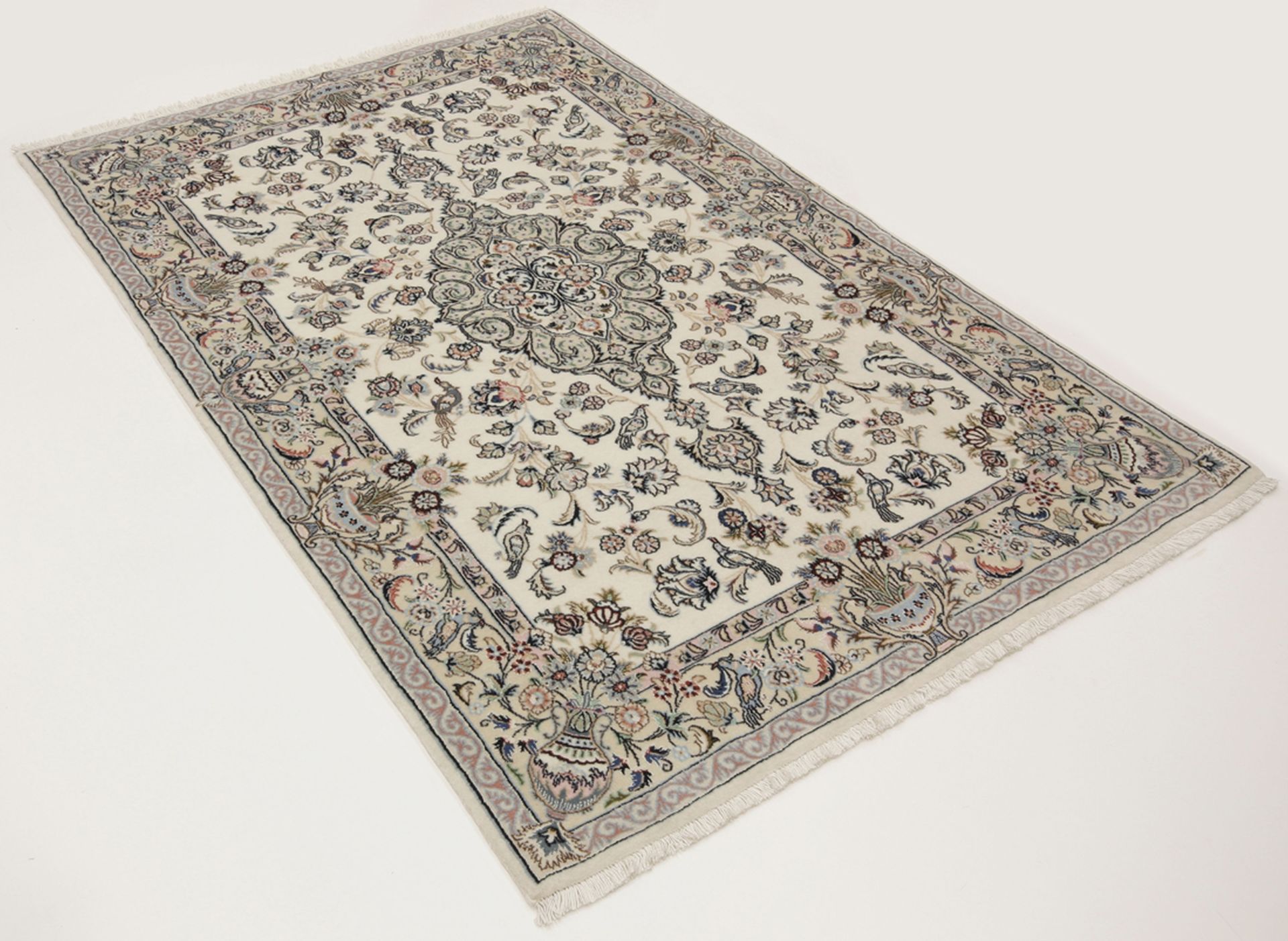 perserteppich-isfahan-110-x-163-cm-schurwolle-seide-handgeknupft-6 Handgeknüpfter Isfahan Perserteppich 110 × 163 cm