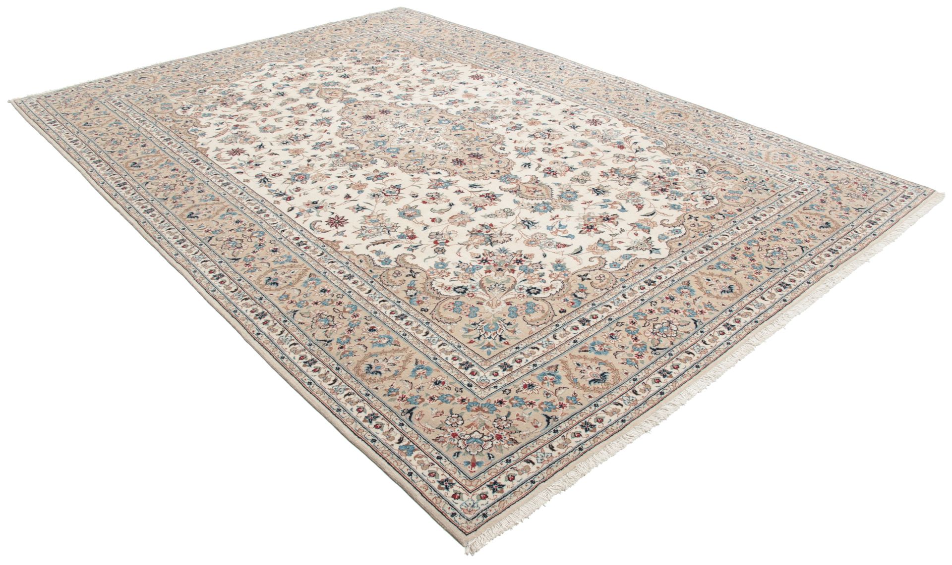 Kashan Perserteppich 249 × 348 cm aus Wolle, handgeknüpft