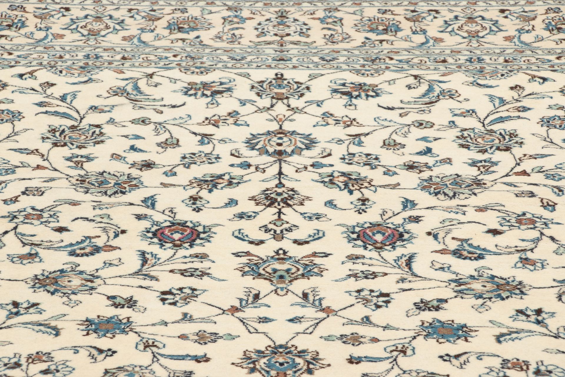 Kashan Perserteppich 252 × 344 cm aus Wolle, handgeknüpft