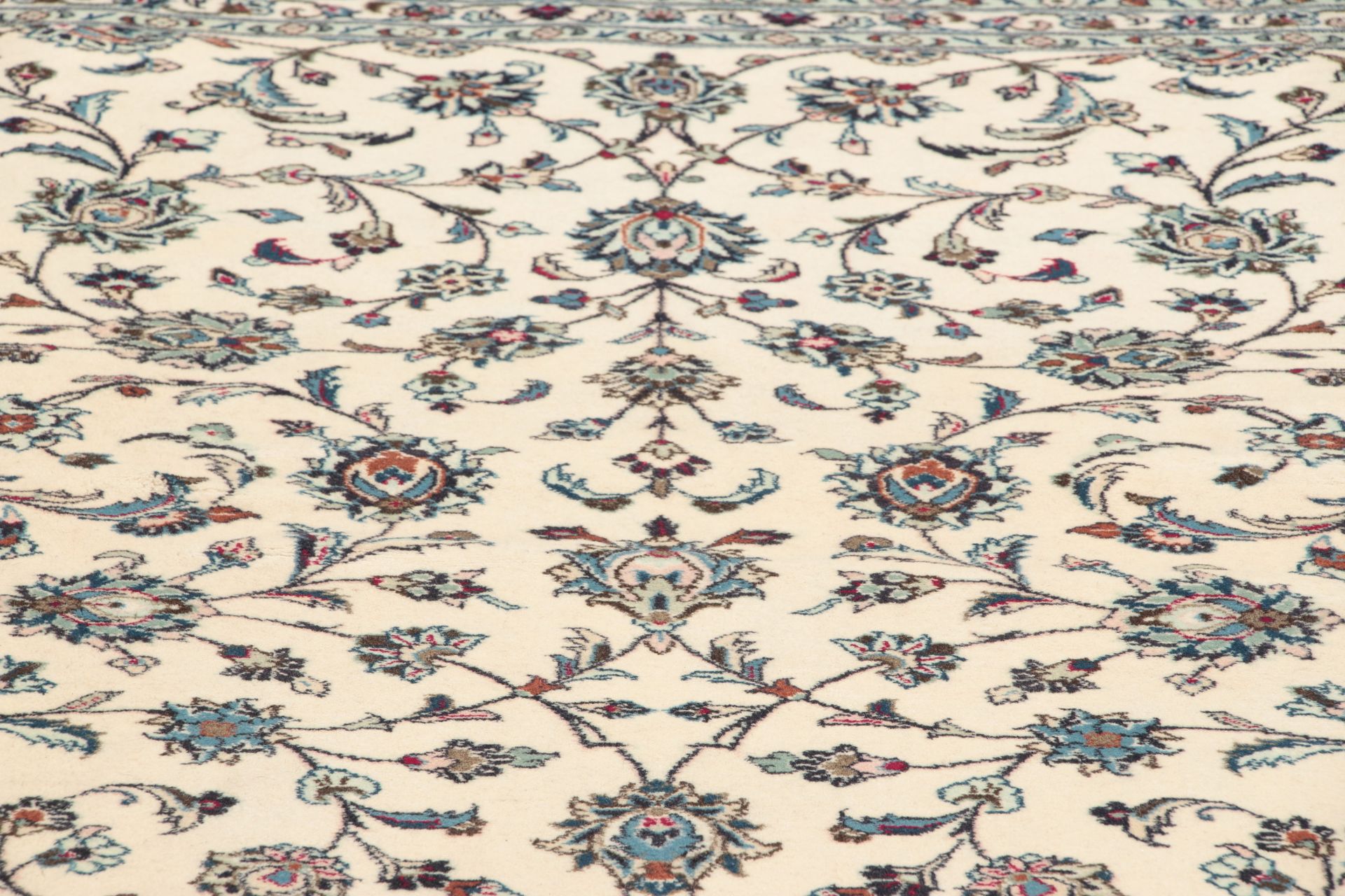 Handgeknüpfter Kashan Perserteppich 252 × 350 cm