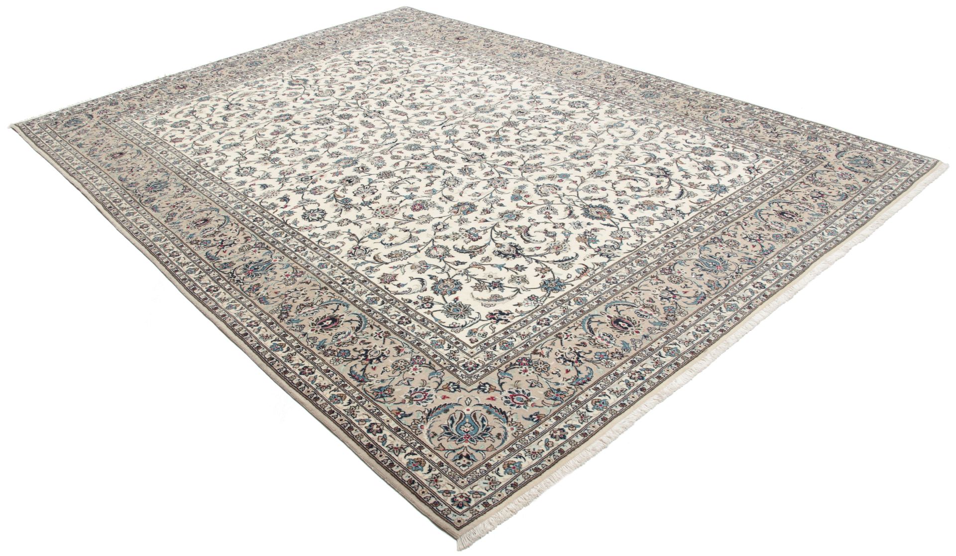 Kashan Perserteppich 252 × 344 cm aus Wolle, handgeknüpft