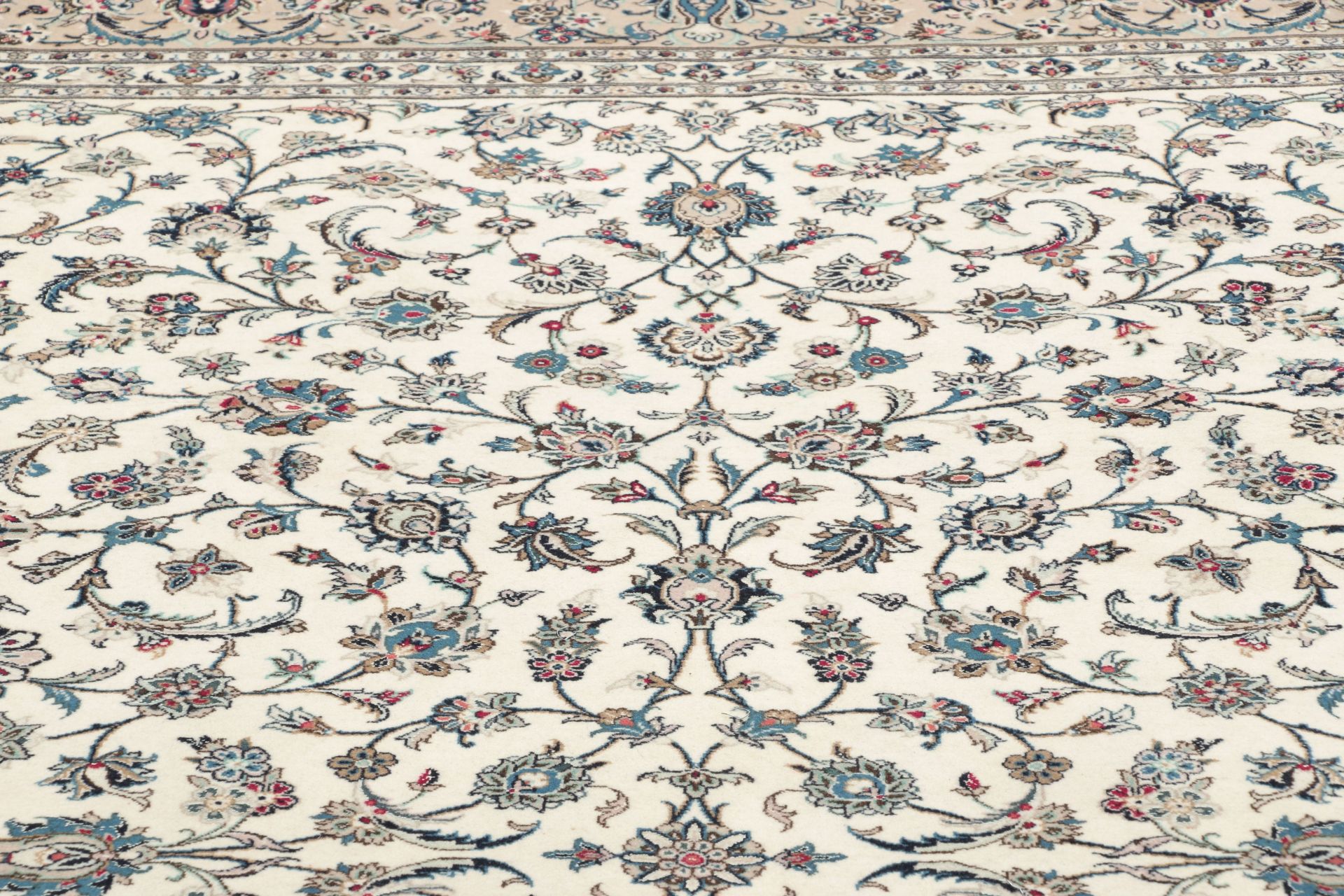 Kashan Perserteppich 252 × 344 cm aus Wolle, handgeknüpft