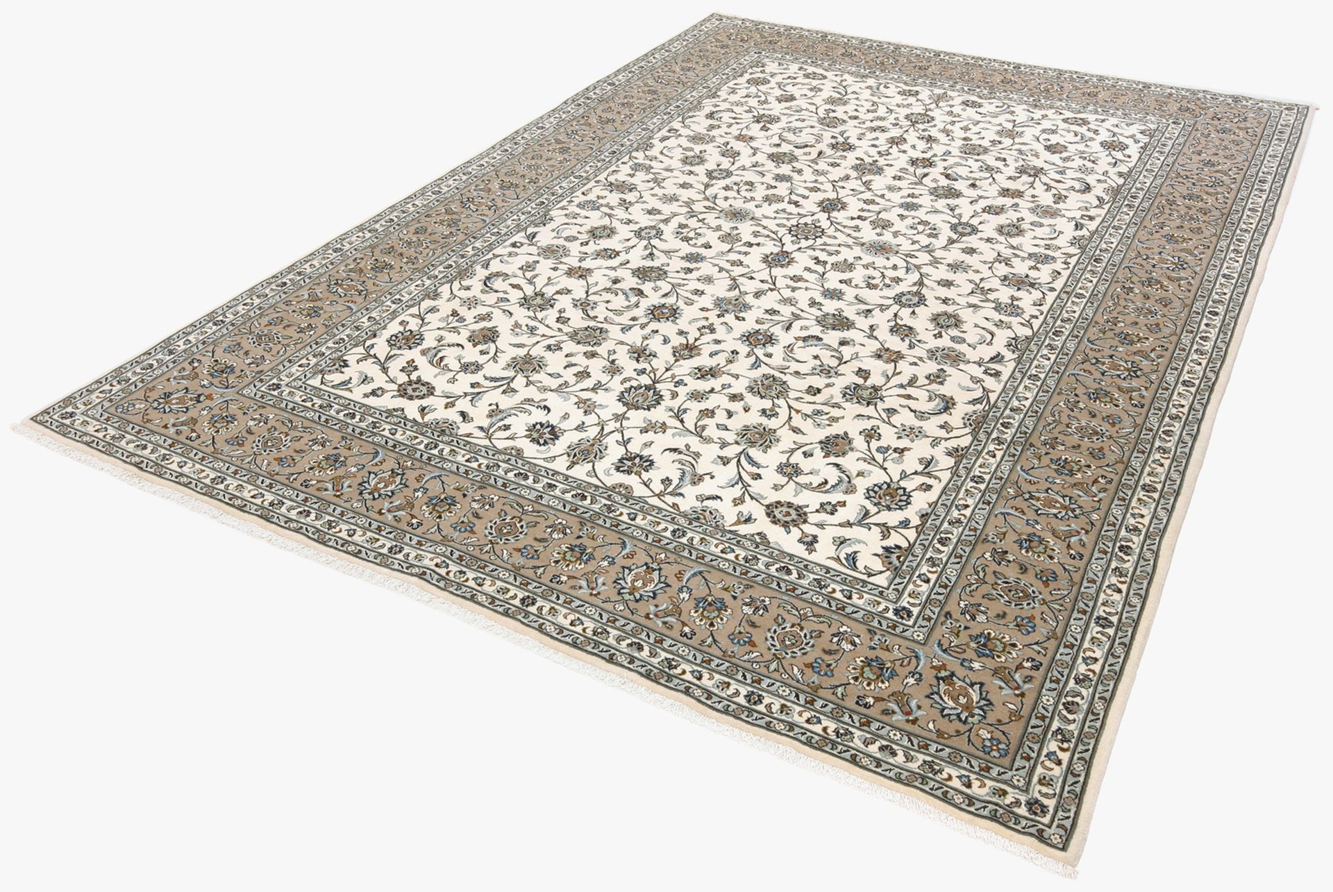 Kashan Perserteppich aus Iran, 249 × 354 cm
