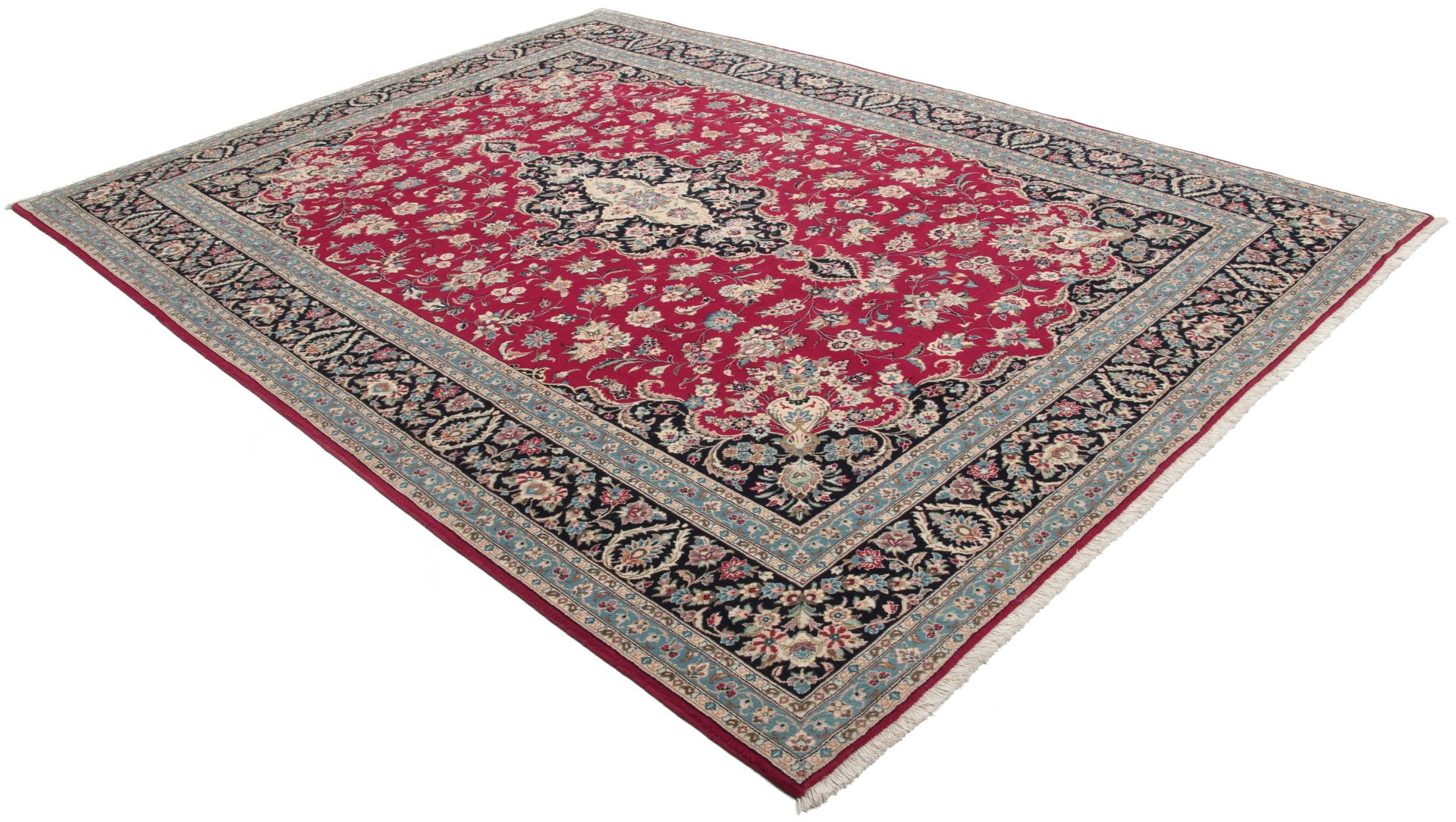 Kashan Perserteppich aus Iran, 252 × 348 cm