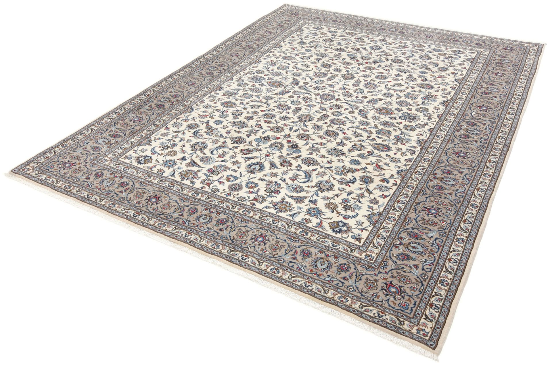 perserteppich-kashan-254-x-342-cm-schurwolle-handgeknupft-vintage-1 Kashan Perserteppich 254 × 342 cm aus Wolle, handgeknüpft
