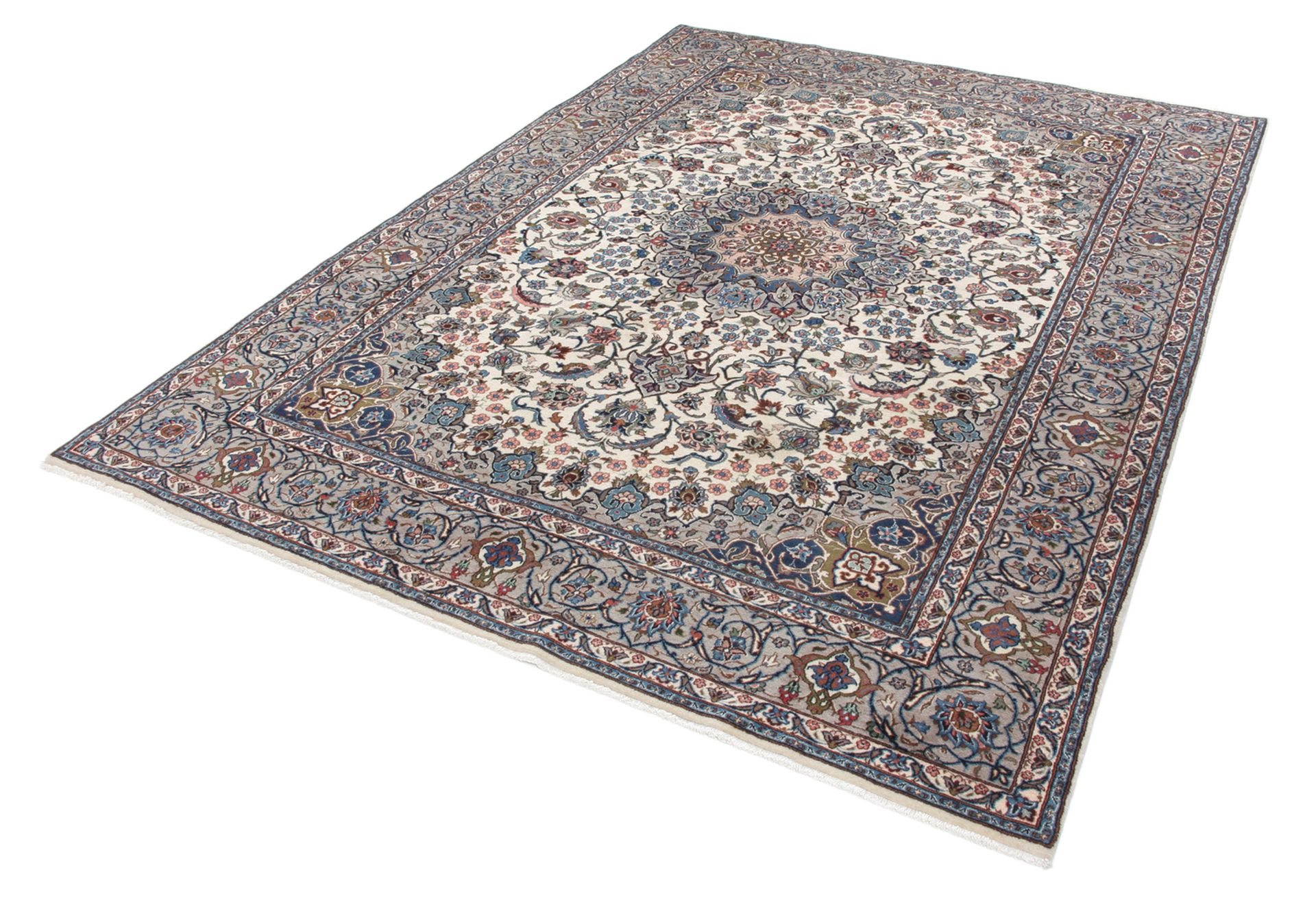 Kashan Perserteppich 248 × 332 cm aus Wolle, handgeknüpft
