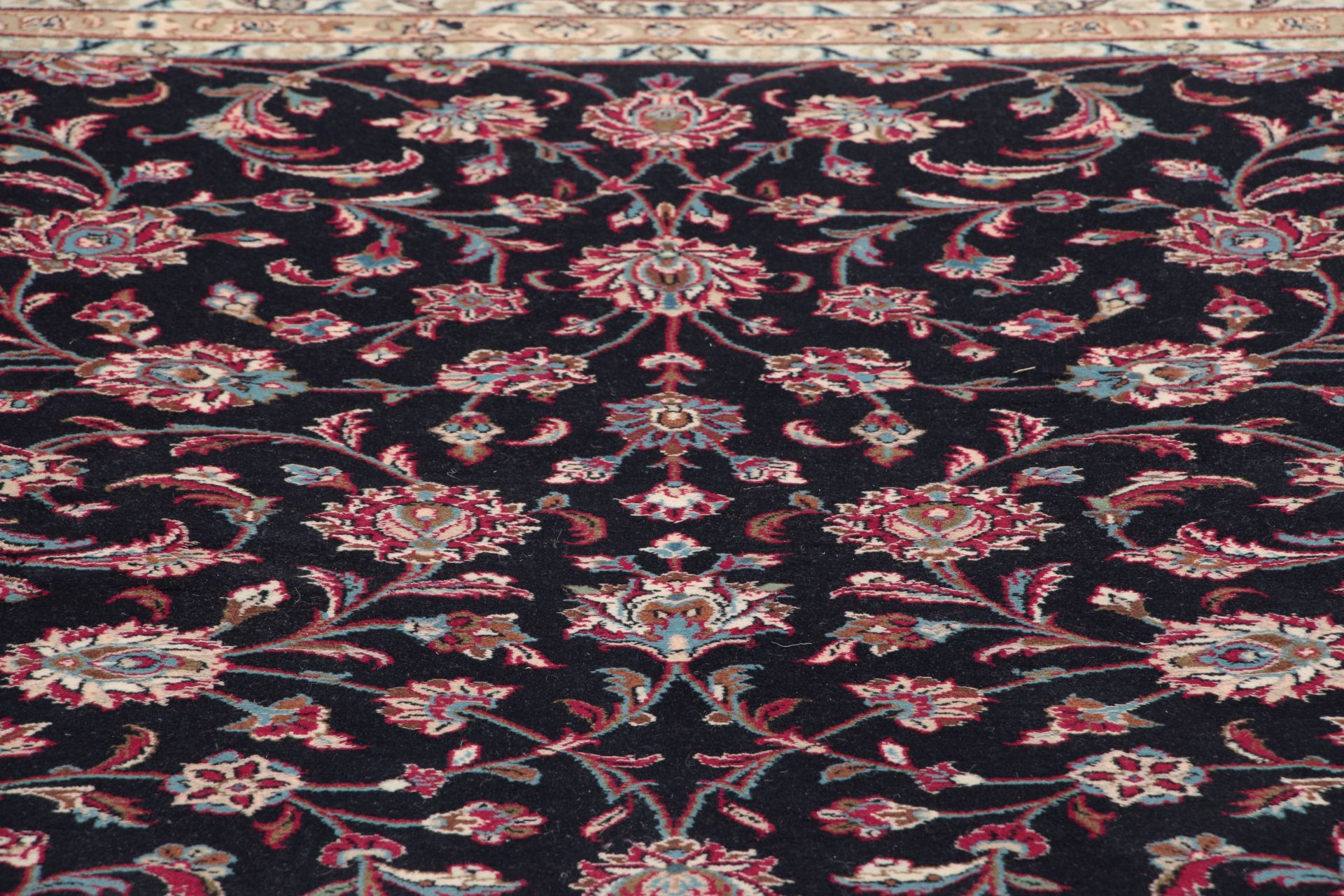 Handgeknüpfter Kashan Perserteppich 245 × 360 cm
