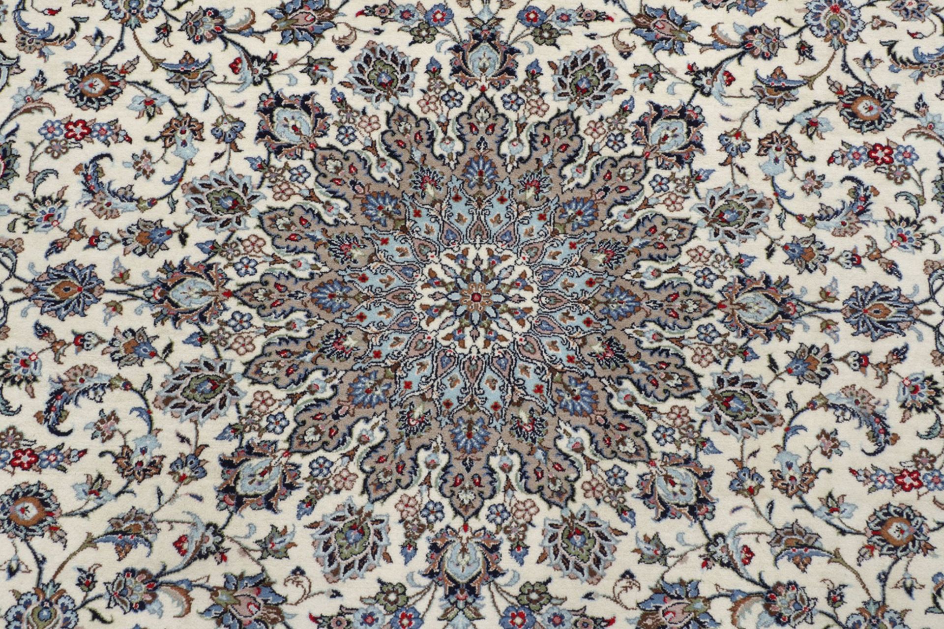Kashan Perserteppich 252 × 347 cm aus Wolle, handgeknüpft