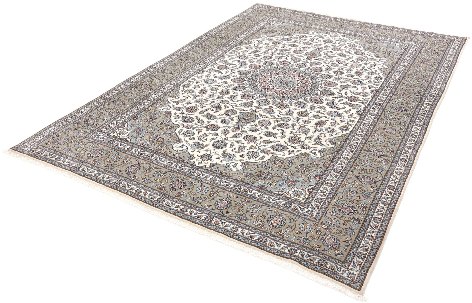 Kashan Perserteppich aus Iran, 246 × 358 cm