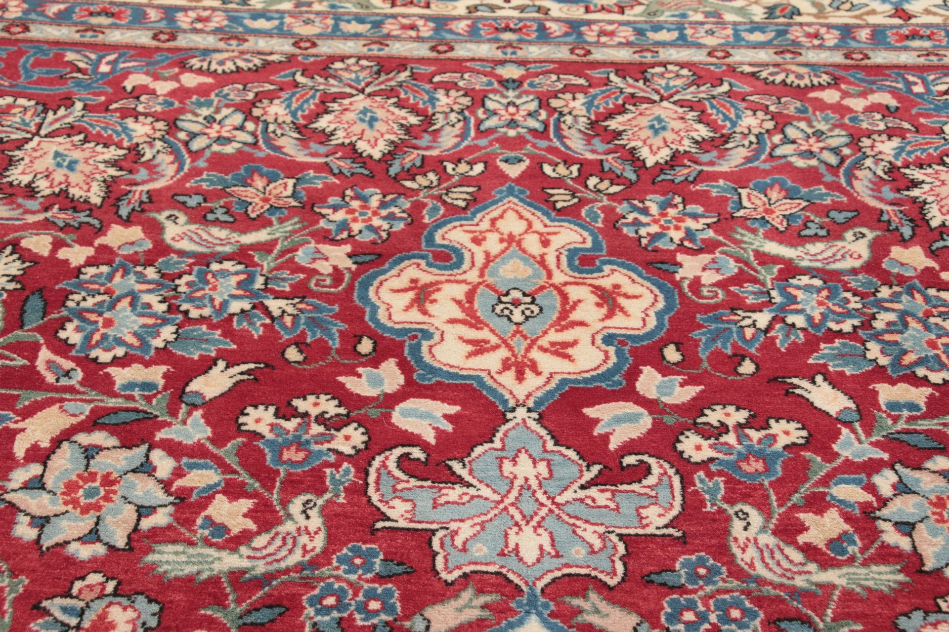 Handgeknüpfter Kashan Perserteppich 250 × 357 cm