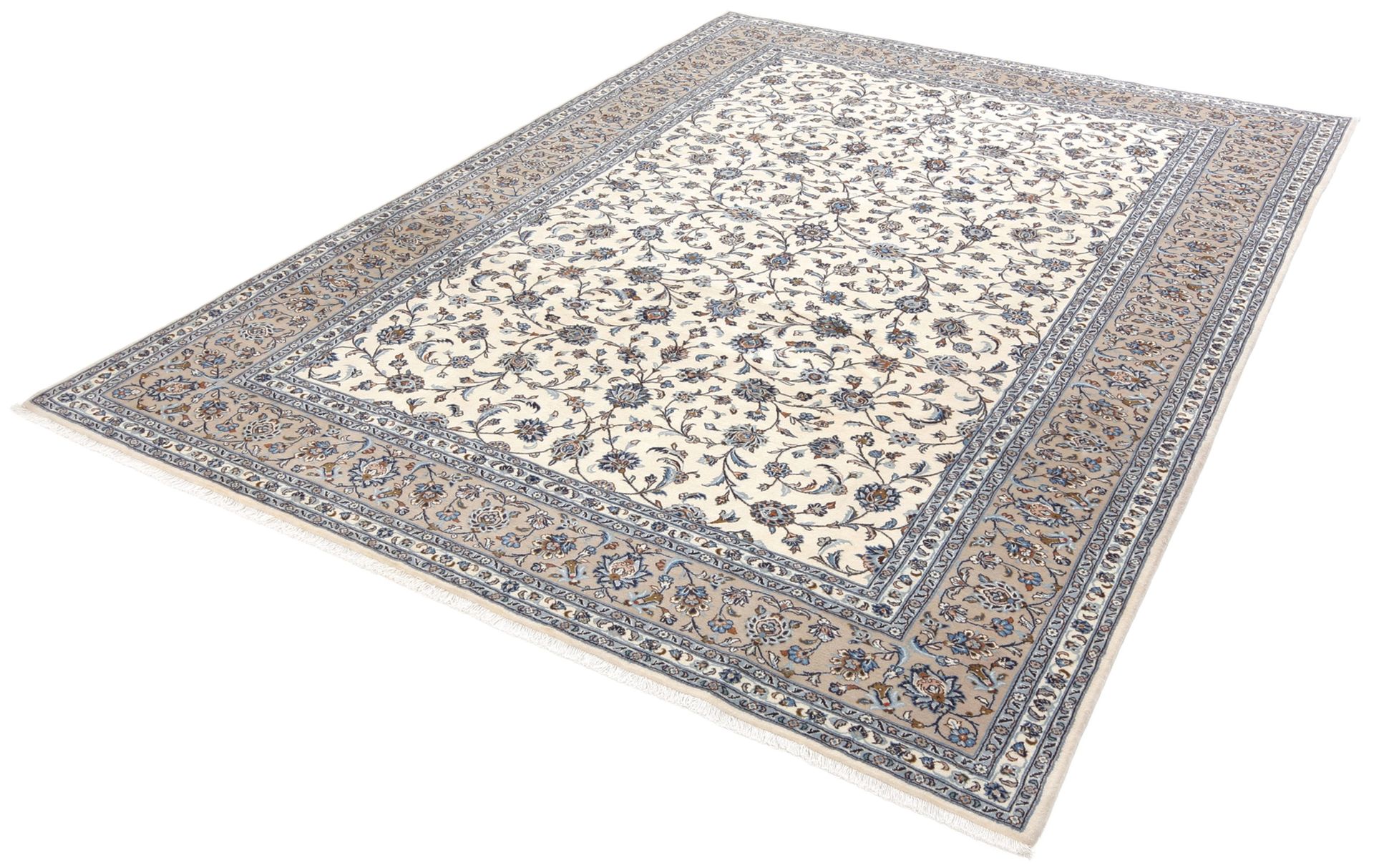 Handgeknüpfter Kashan Perserteppich 254 × 347 cm