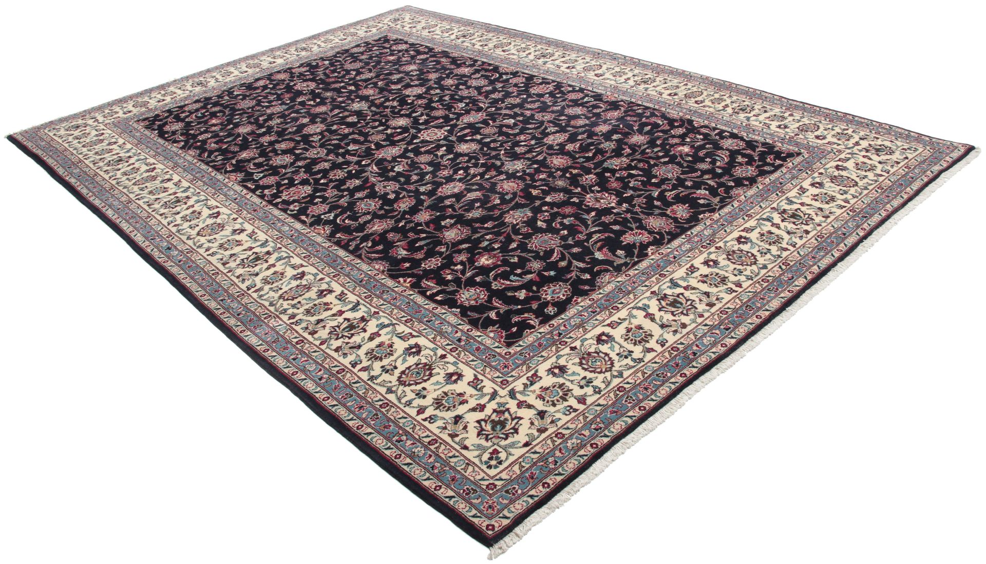 Kashan Perserteppich 249 × 348 cm aus Wolle, handgeknüpft