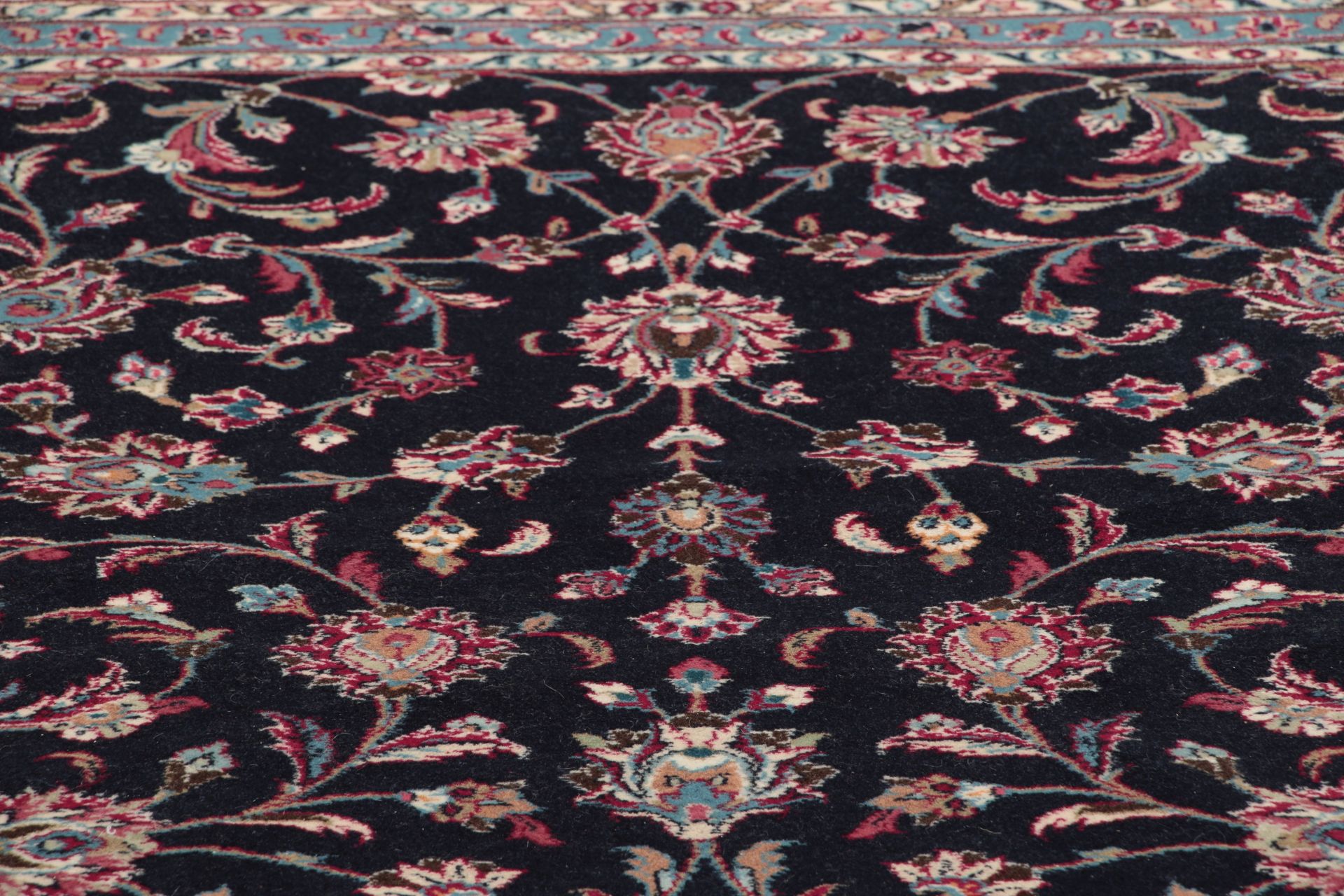 Kashan Perserteppich 249 × 348 cm aus Wolle, handgeknüpft