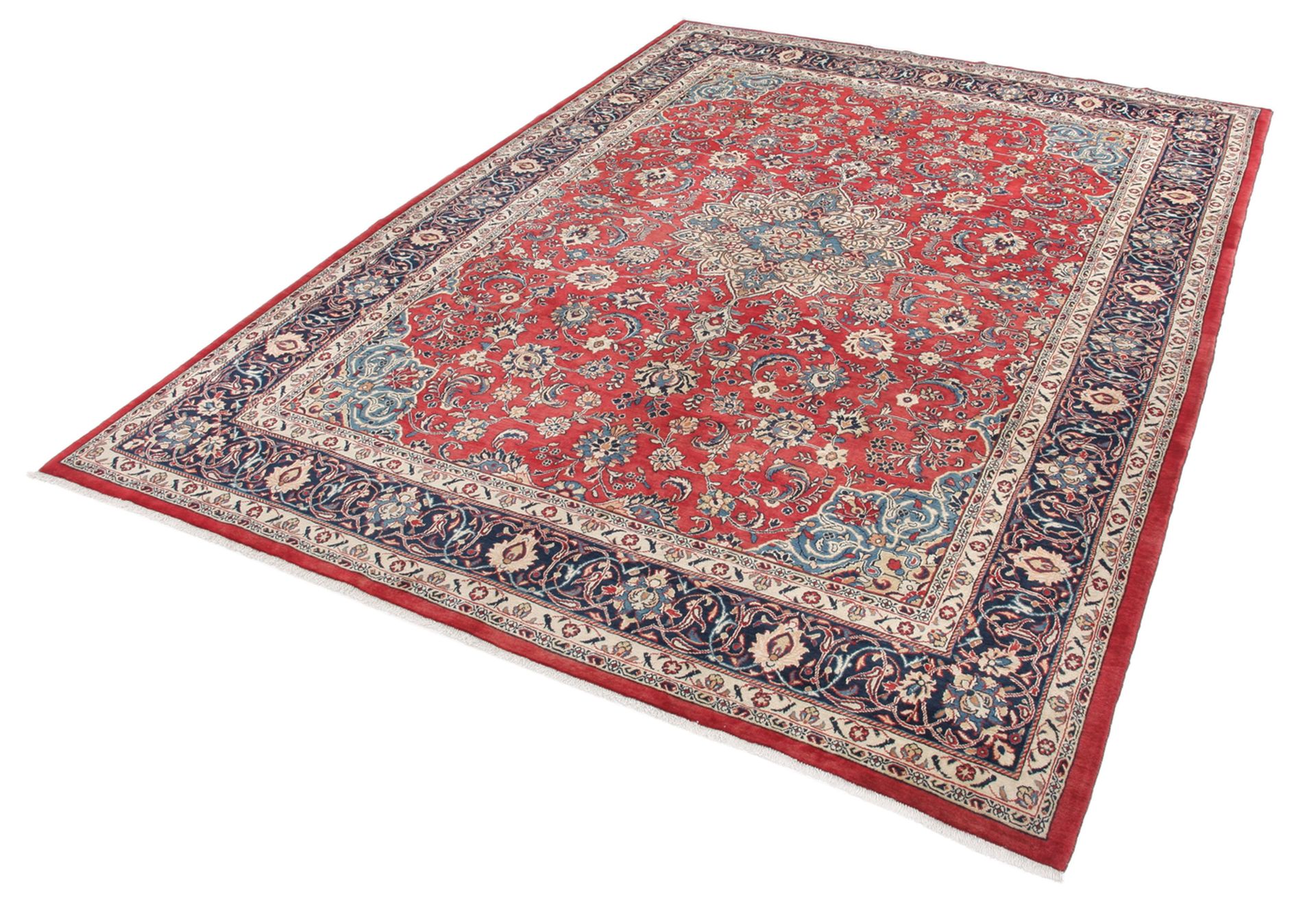 persischer-teppich-sarough-262-x-367-cm-schurwolle-handgeknupft-1 Handgeknüpfter Sarough Perserteppich 262 × 367 cm