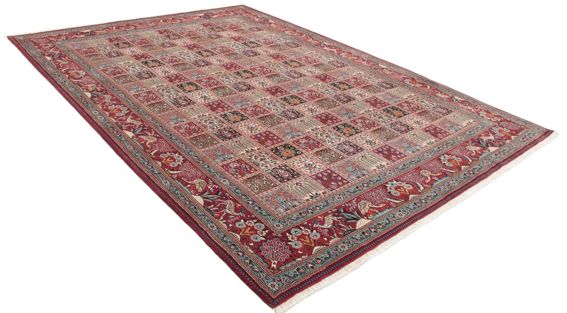 Moud Perserteppich 245 × 345 cm aus Wolle, handgeknüpft