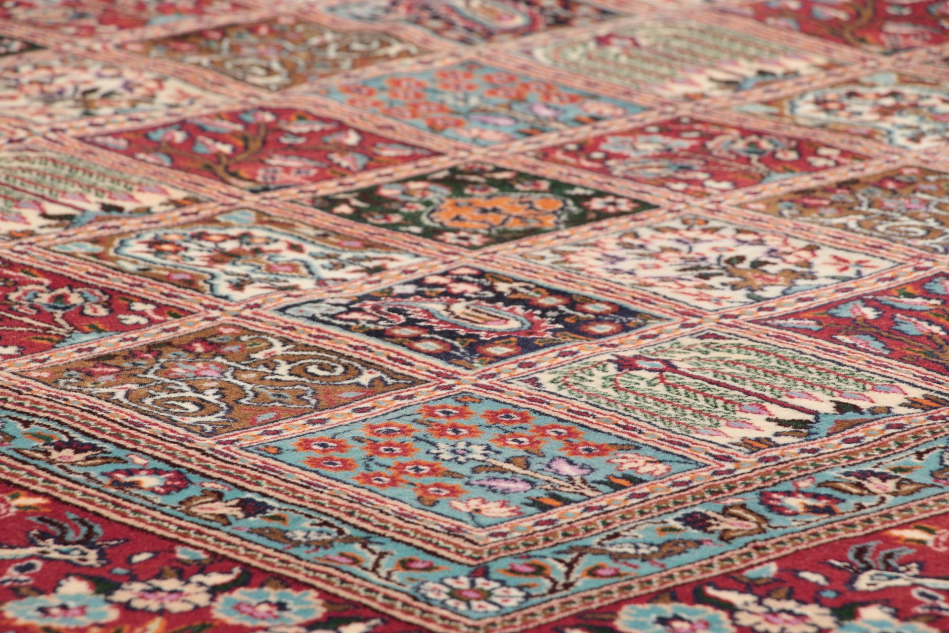 Moud Perserteppich 245 × 345 cm aus Wolle, handgeknüpft