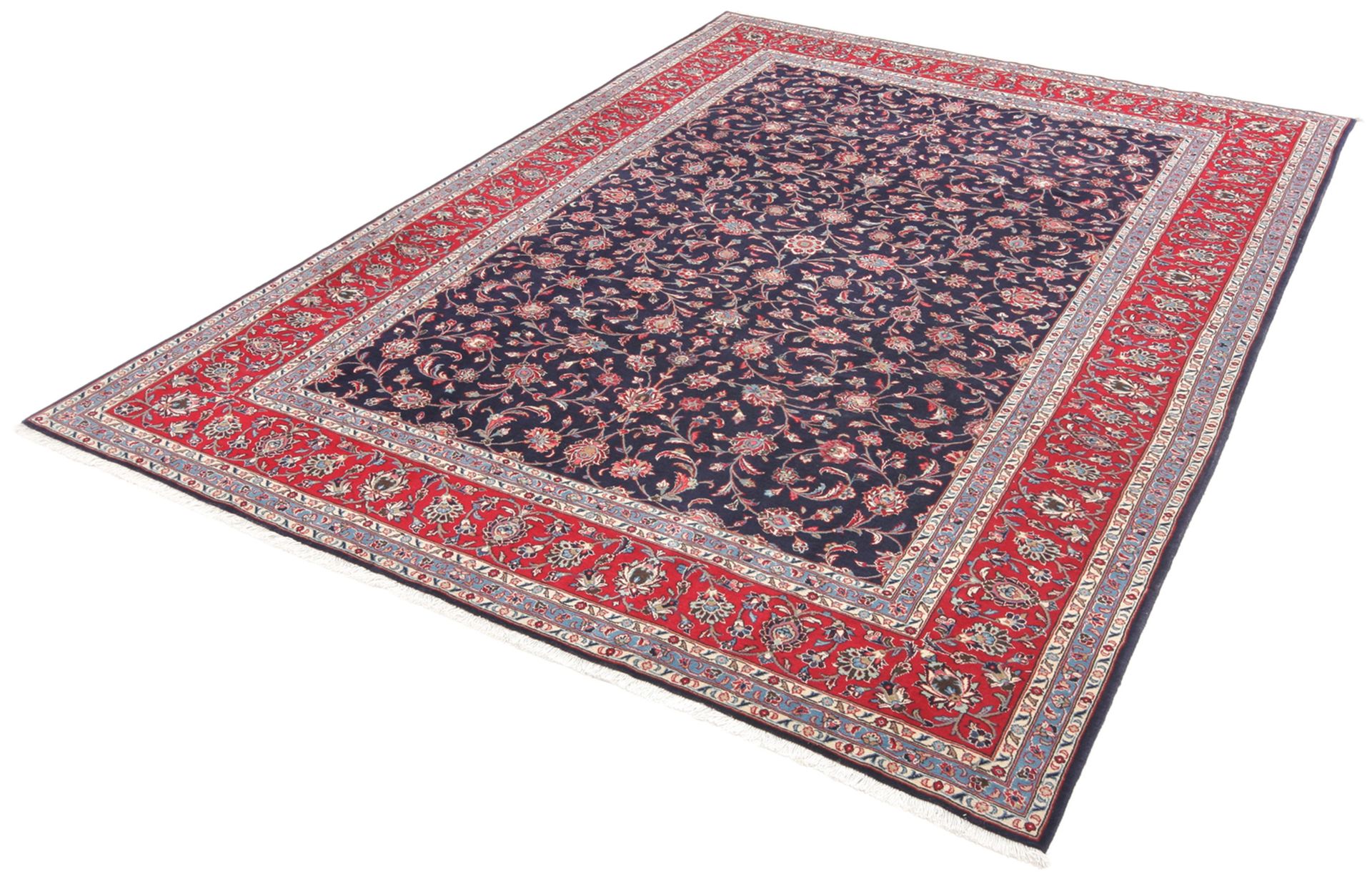 Kashan Perserteppich aus Iran, 250 × 343 cm