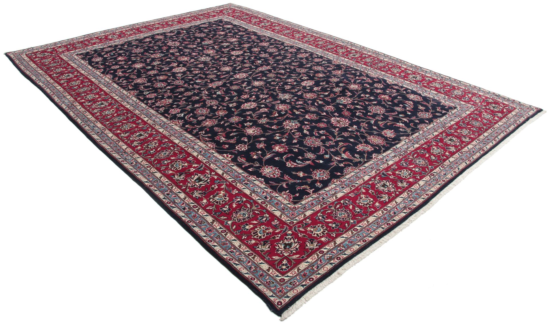 Handgeknüpfter Kashan Perserteppich 248 × 349 cm