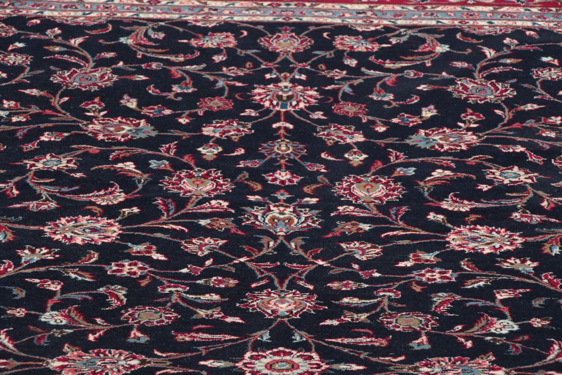 Handgeknüpfter Kashan Perserteppich 248 × 349 cm