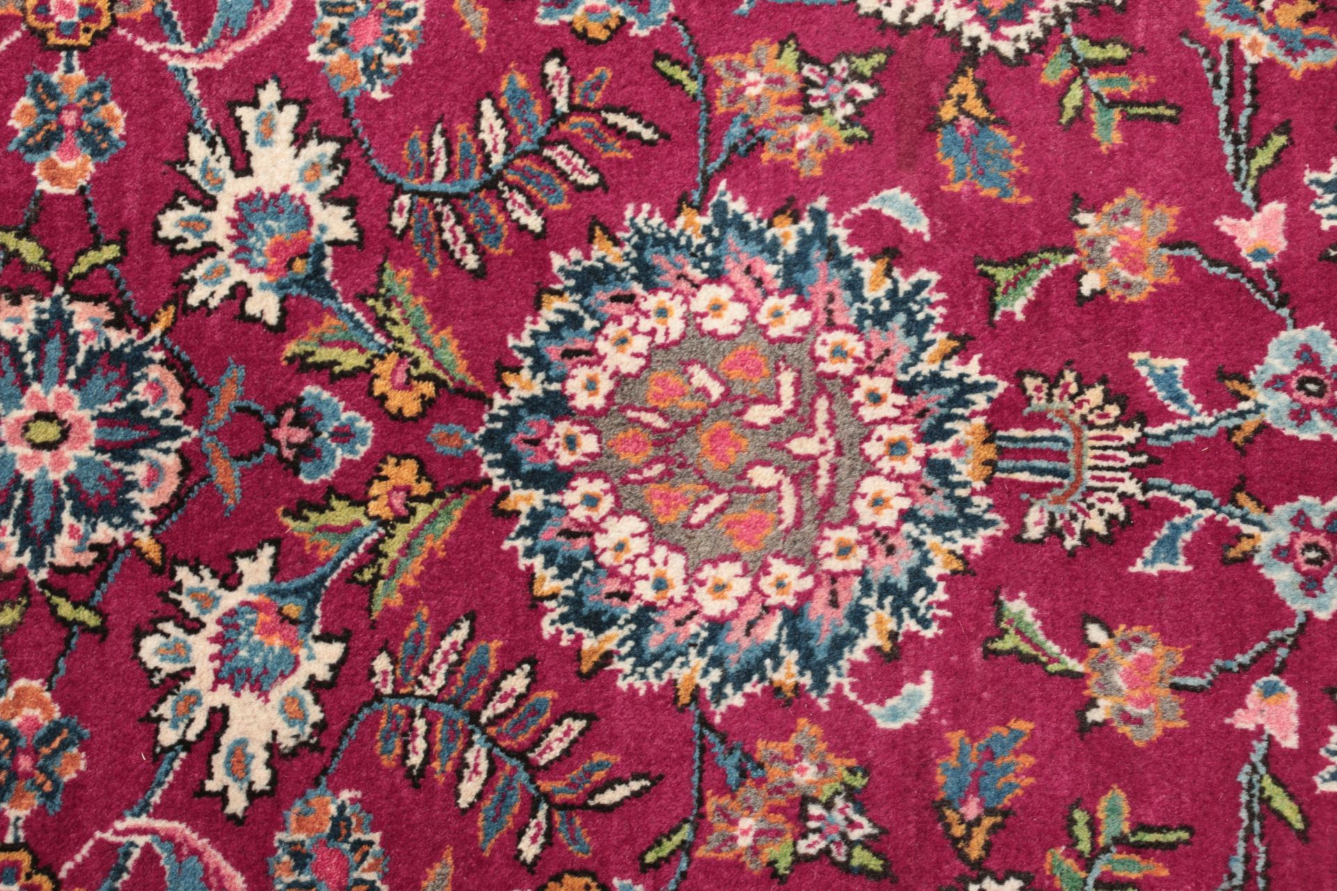Handgeknüpfter Kashan Perserteppich, 235 × 347 cm, Wolle