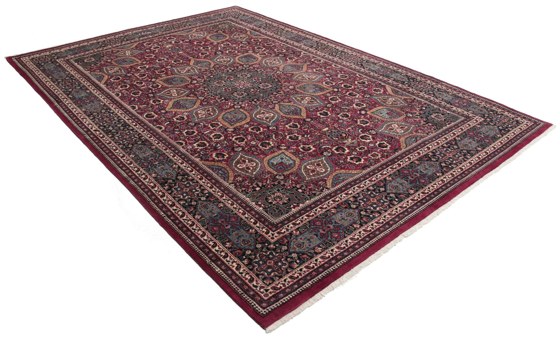 Mashhad Perserteppich aus Iran, 250 × 355 cm