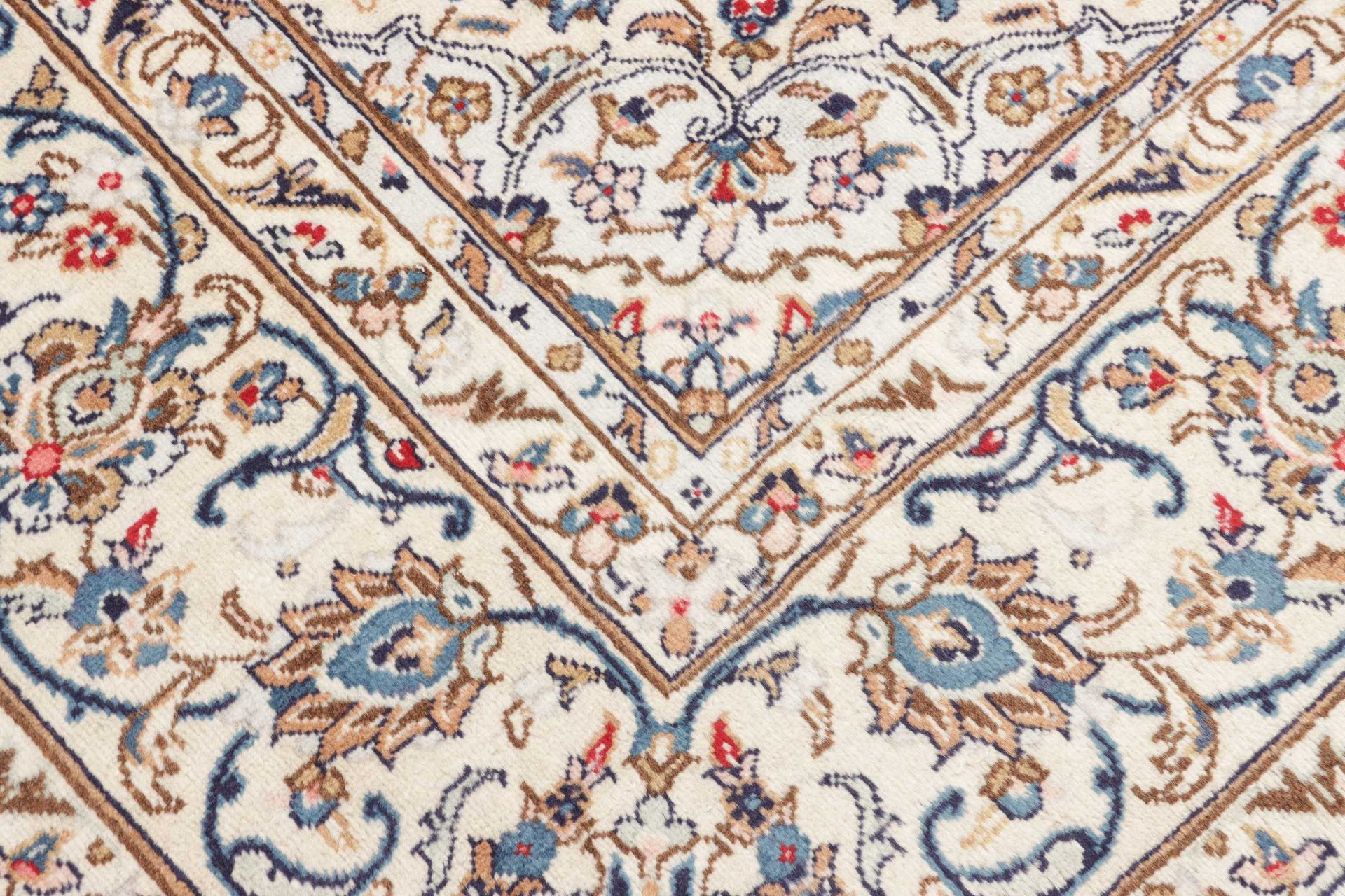 Handgeknüpfter Kashan Perserteppich, 245 × 344 cm, Wolle