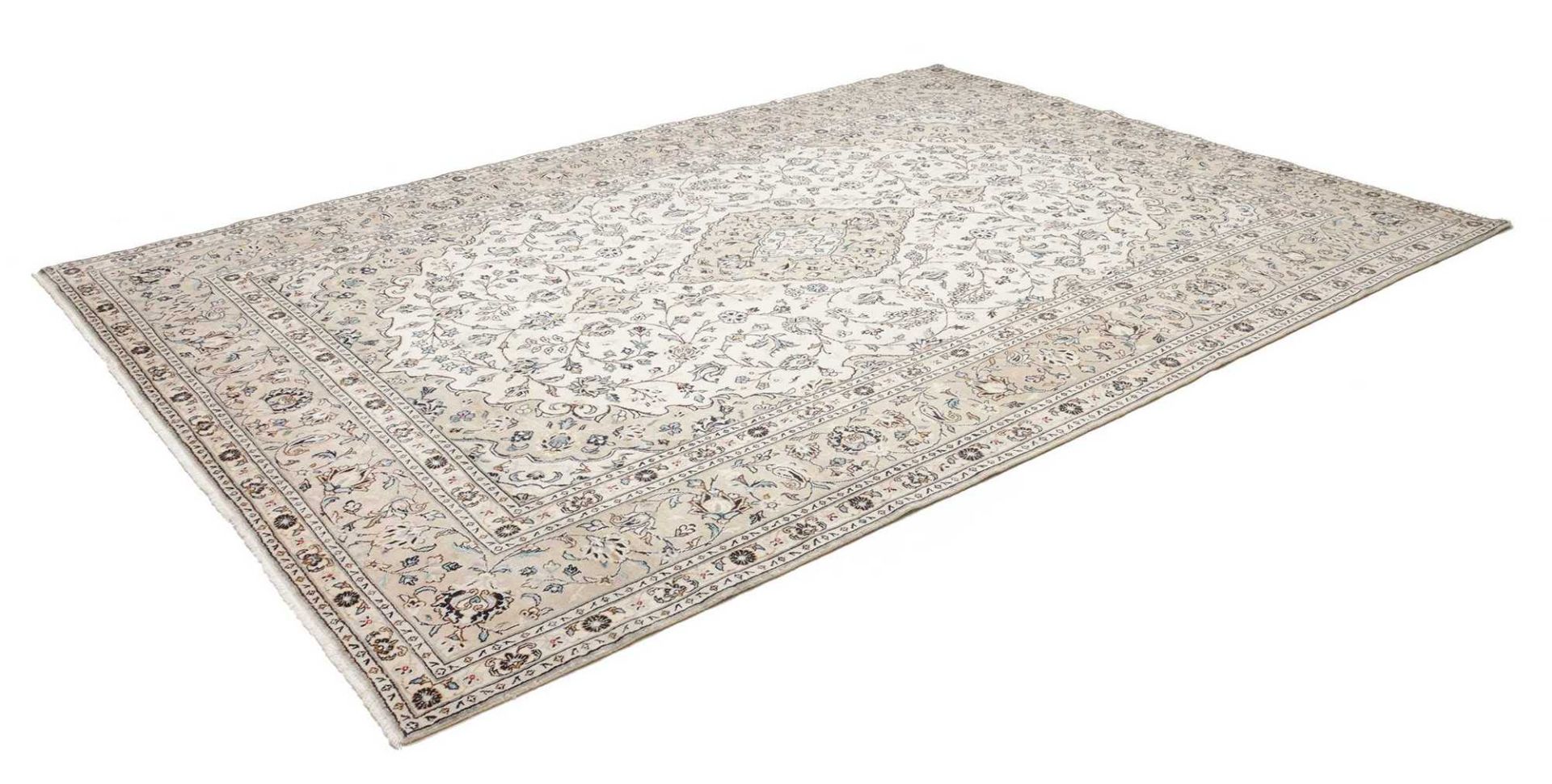 Handgeknüpfter Kashan Perserteppich, 244 × 344 cm, Wolle