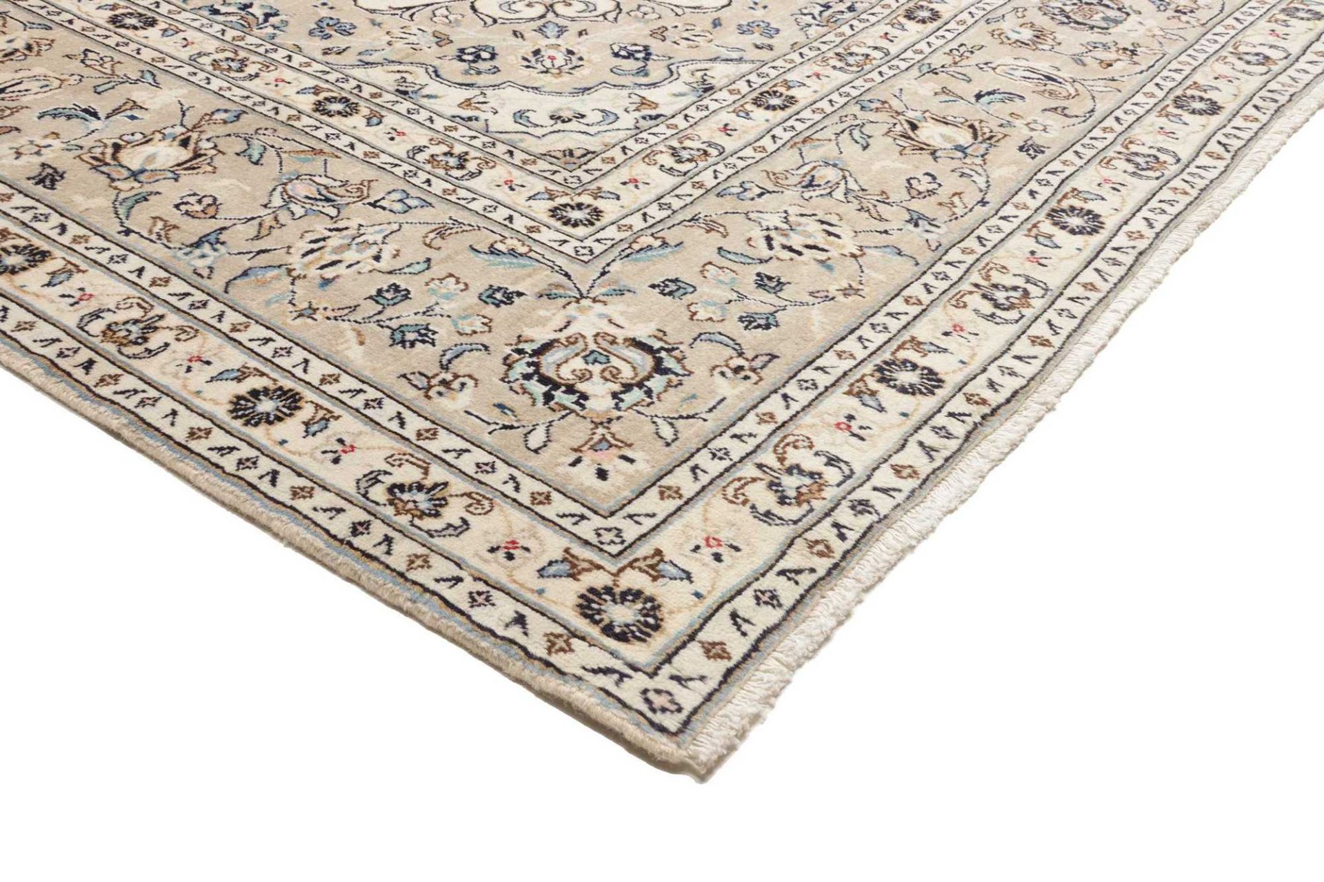 Handgeknüpfter Kashan Perserteppich, 244 × 344 cm, Wolle