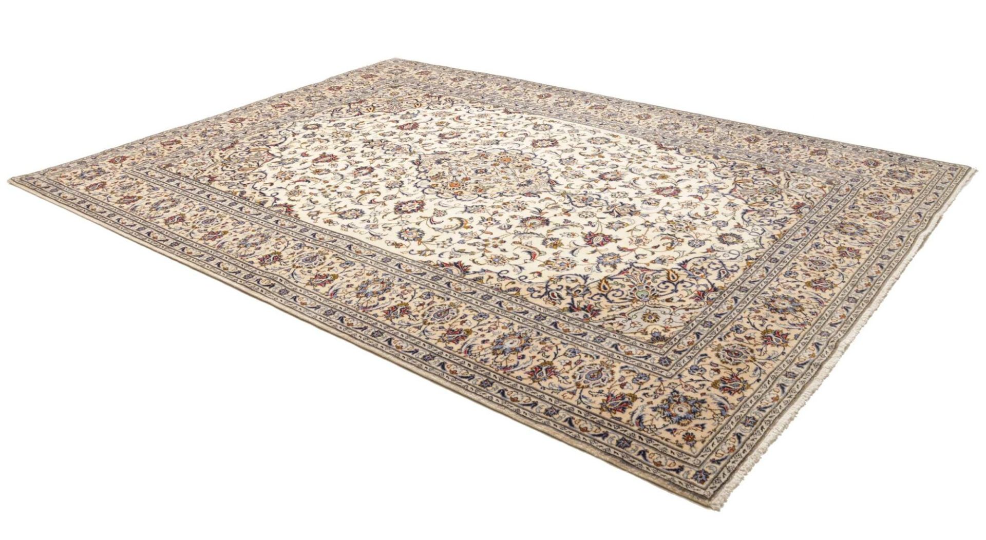 Handgeknüpfter Kashan Perserteppich 248 × 341 cm