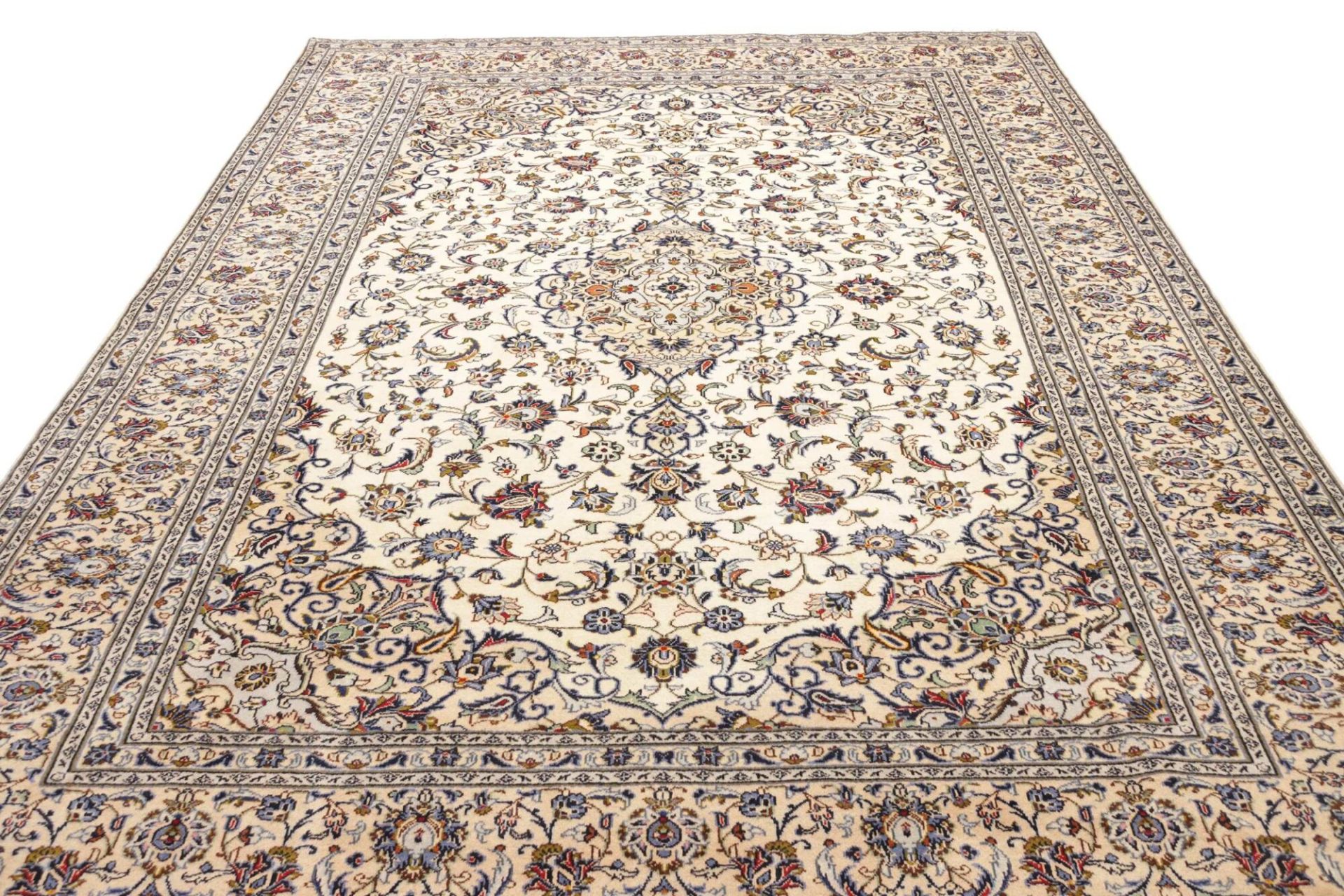 Handgeknüpfter Kashan Perserteppich 248 × 341 cm