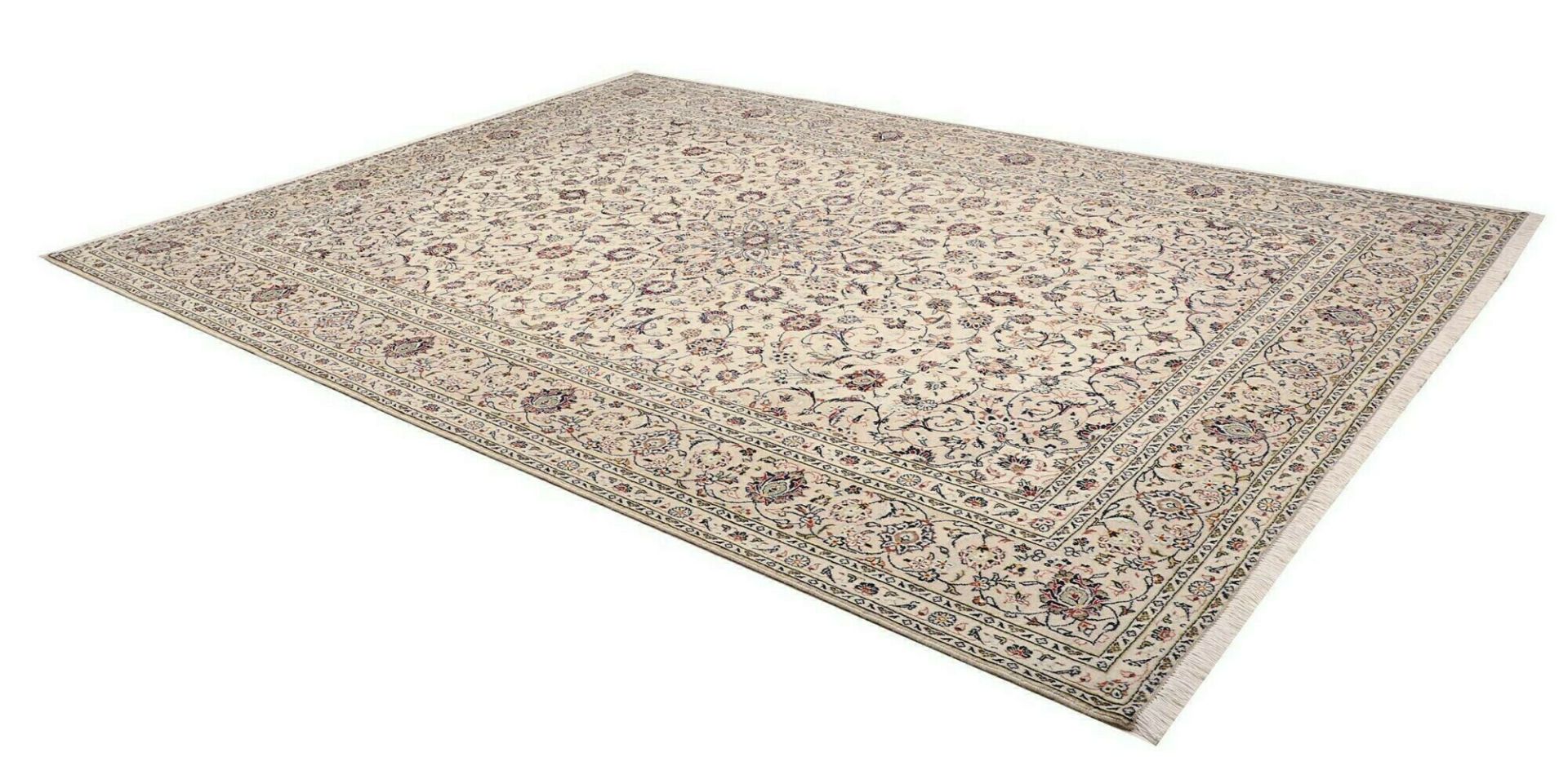 Handgeknüpfter Kashan Perserteppich 241 × 339 cm