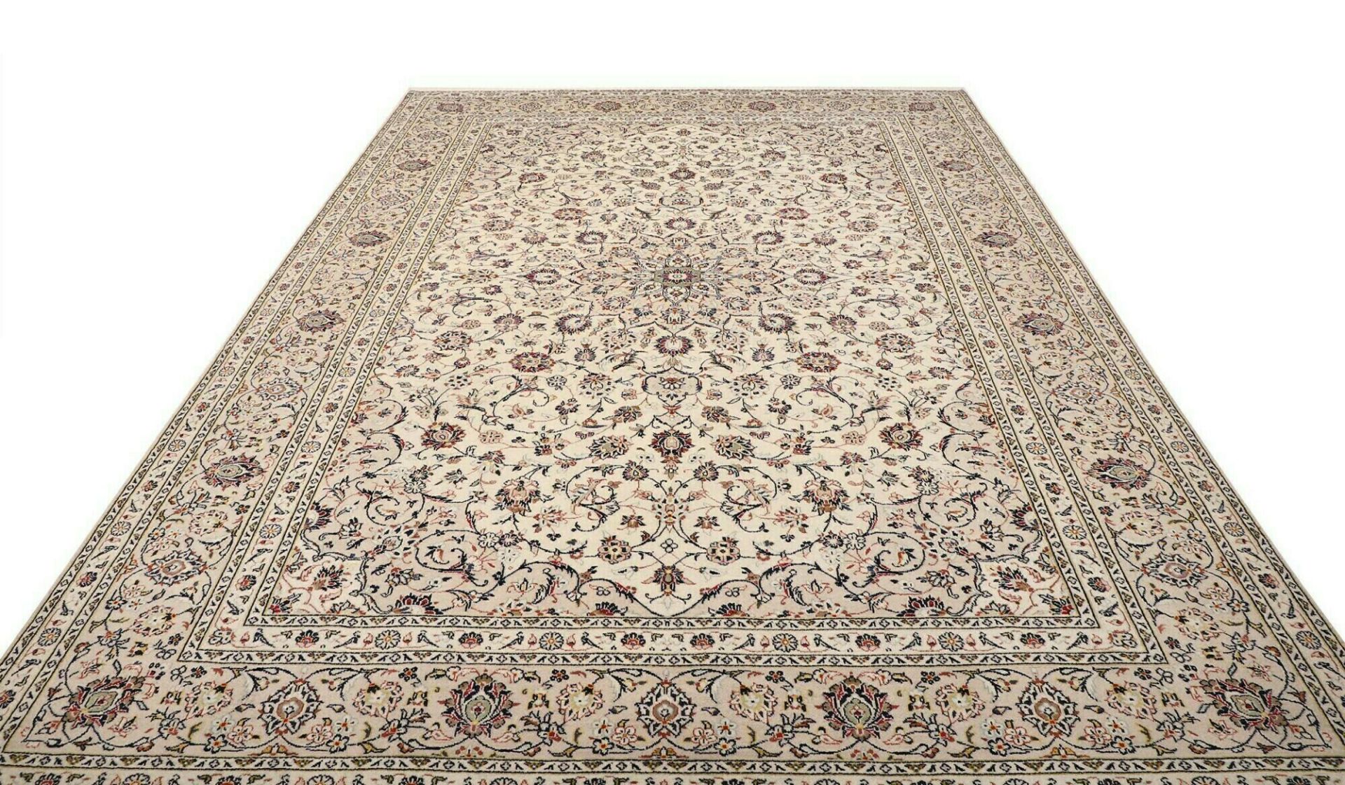 Handgeknüpfter Kashan Perserteppich 241 × 339 cm