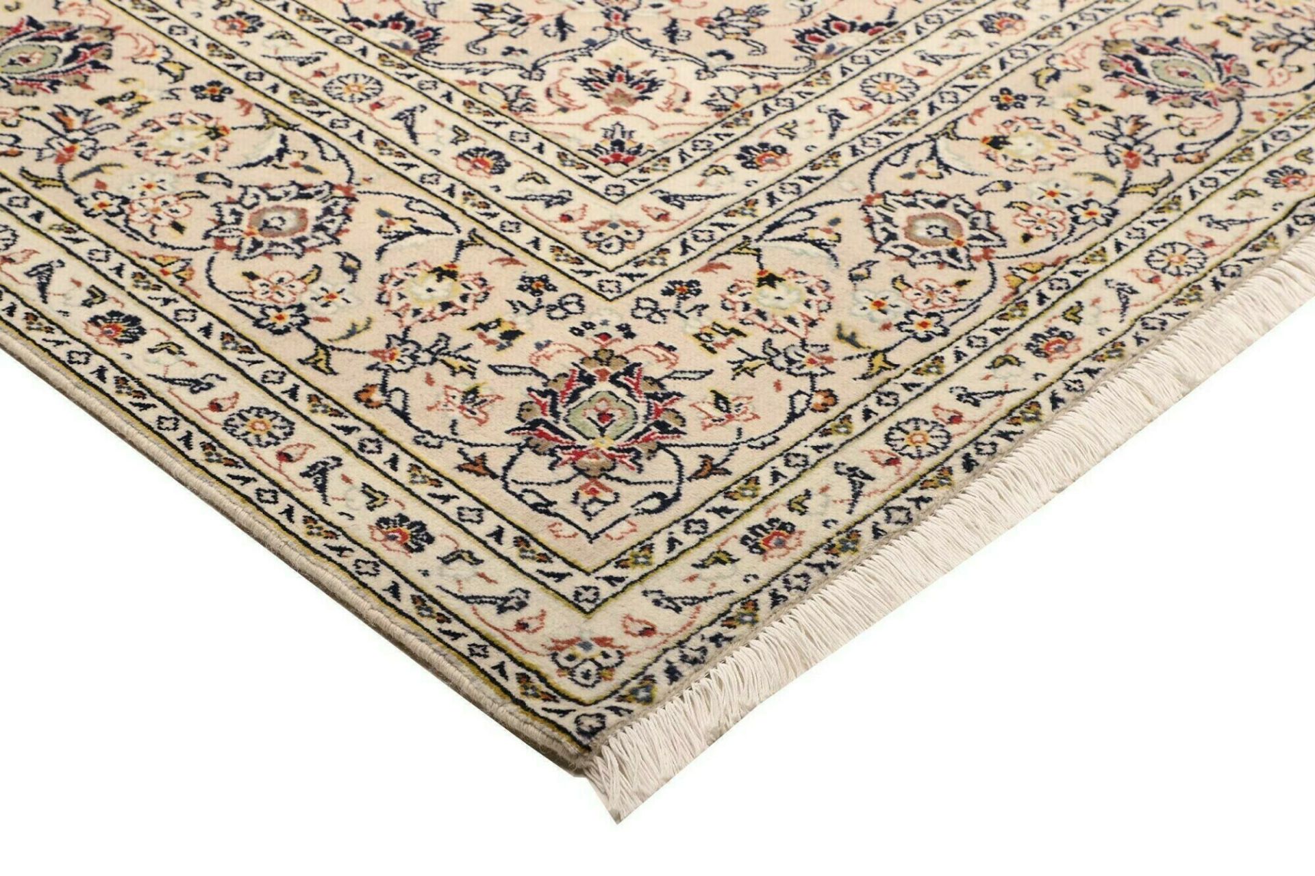 Handgeknüpfter Kashan Perserteppich 241 × 339 cm